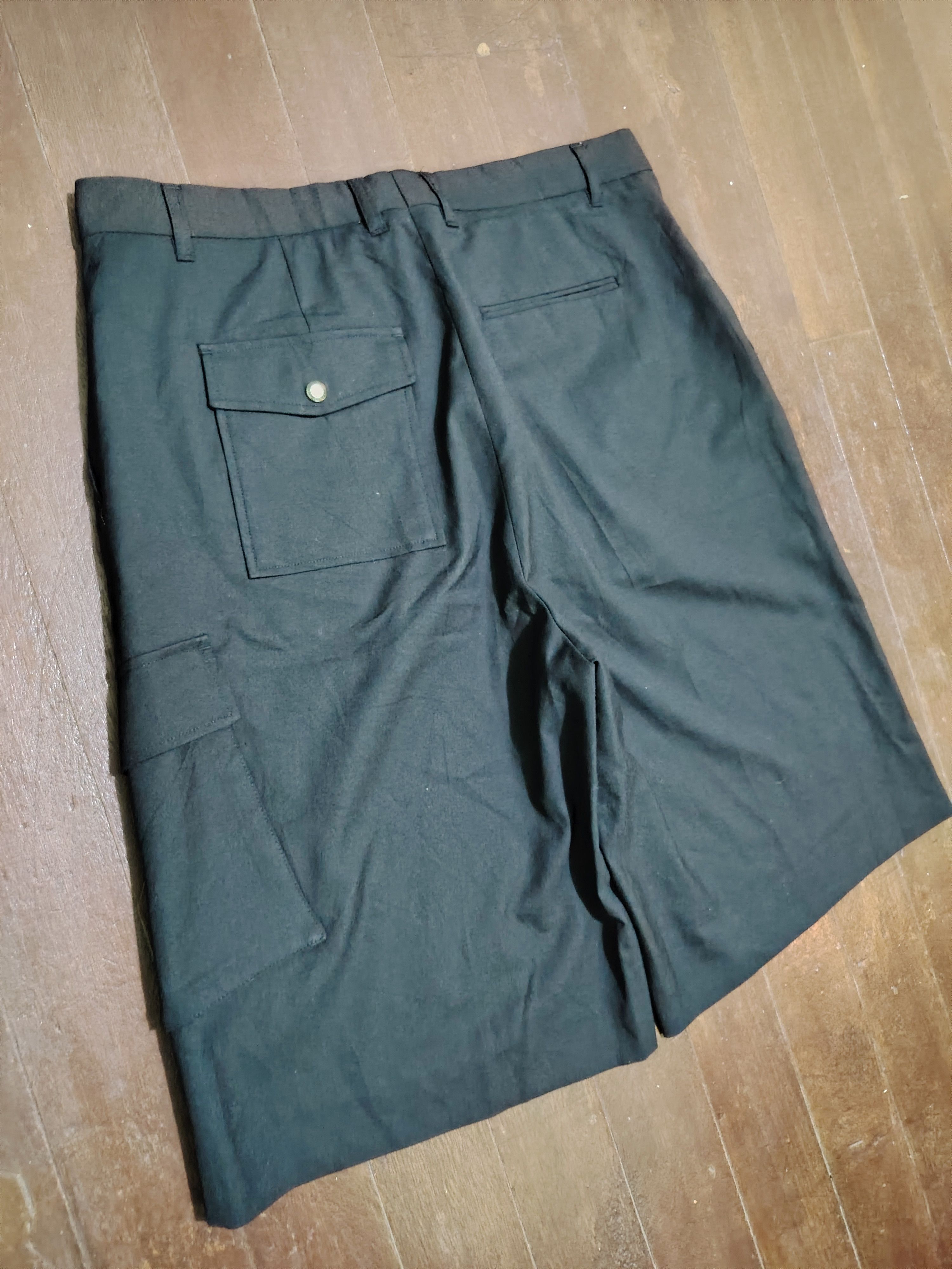Andersson Bell ANDERSON BELL - Cargo Pocket Wide Legged Wool Shorts Size US 36 / EU 52 - 10 Thumbnail