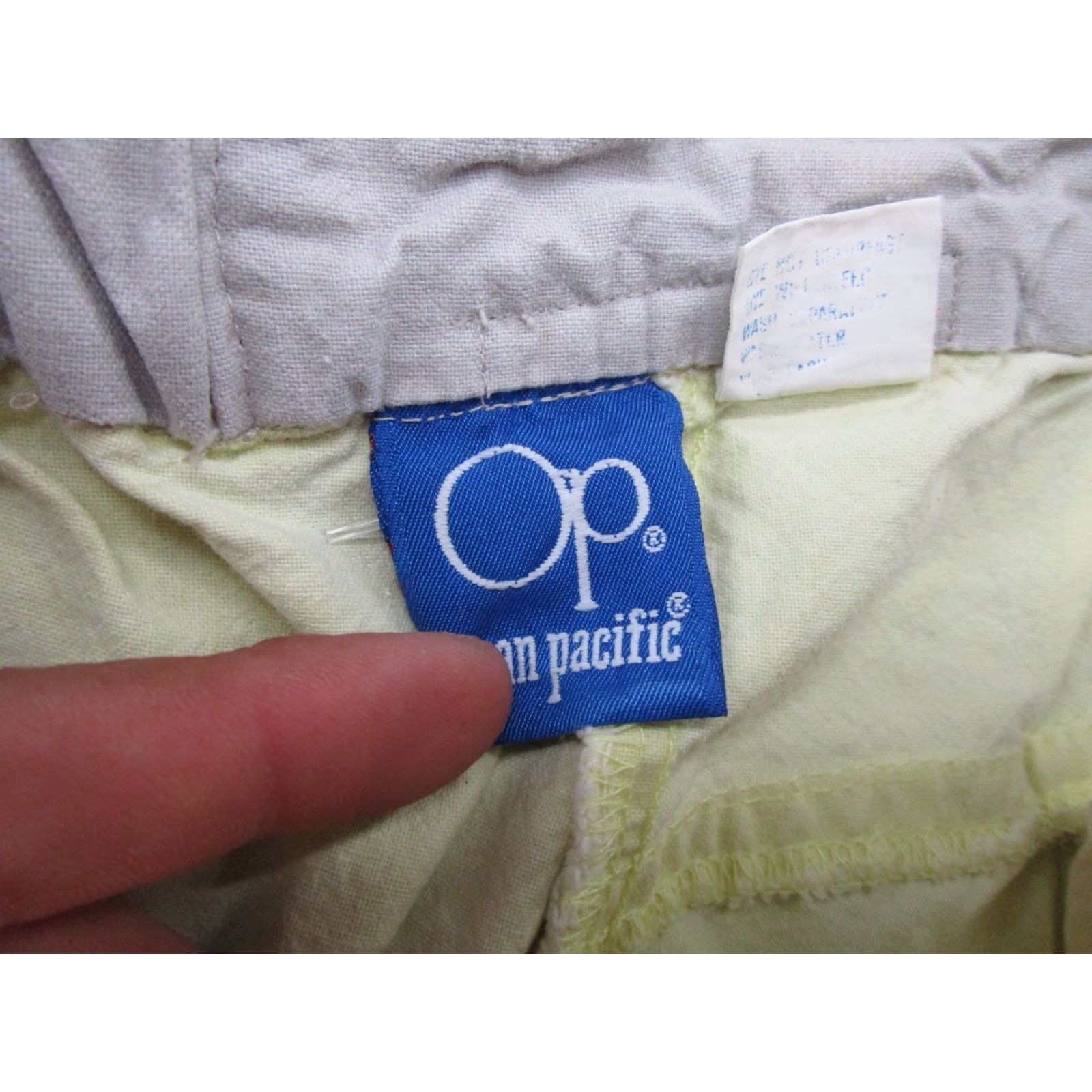 Ocean Pacific Vintage Ocean Pacific Mens Yellow Elastic Waist Pants 32 Beach 90s OP 5-Pocket Flat Front Cotton Pants Mens Regulus Size US 32 / EU 48 - 5 Thumbnail
