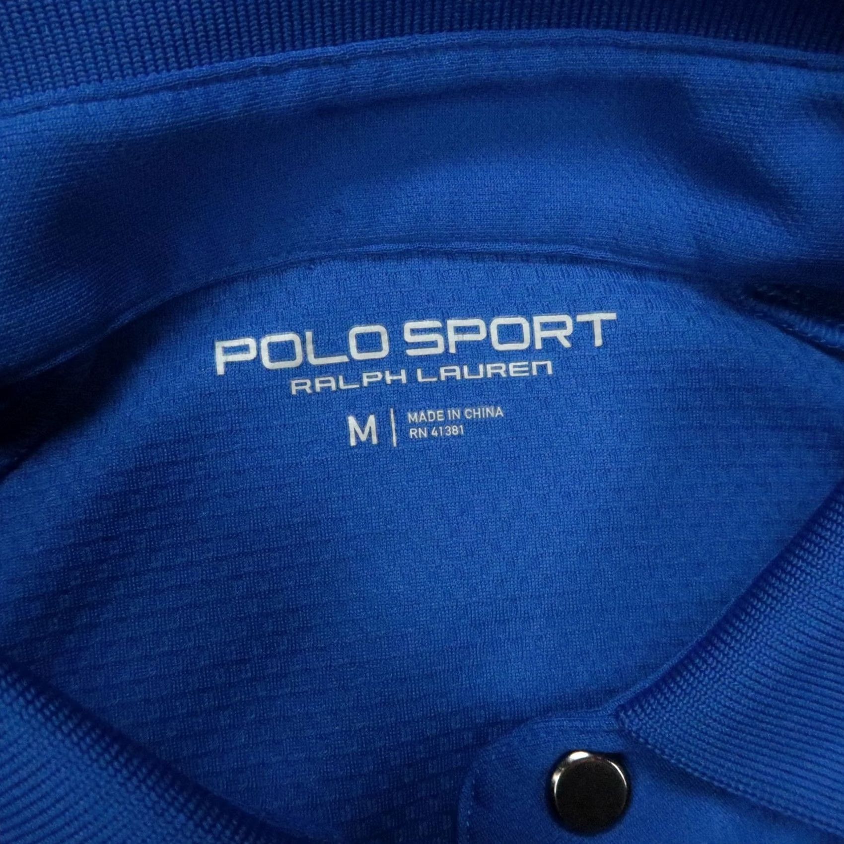 Vintage Polo Sport Ralph Lauren Shirt Mens Medium Blue Performance Polo Size US M / EU 48-50 / 2 - 3 Thumbnail