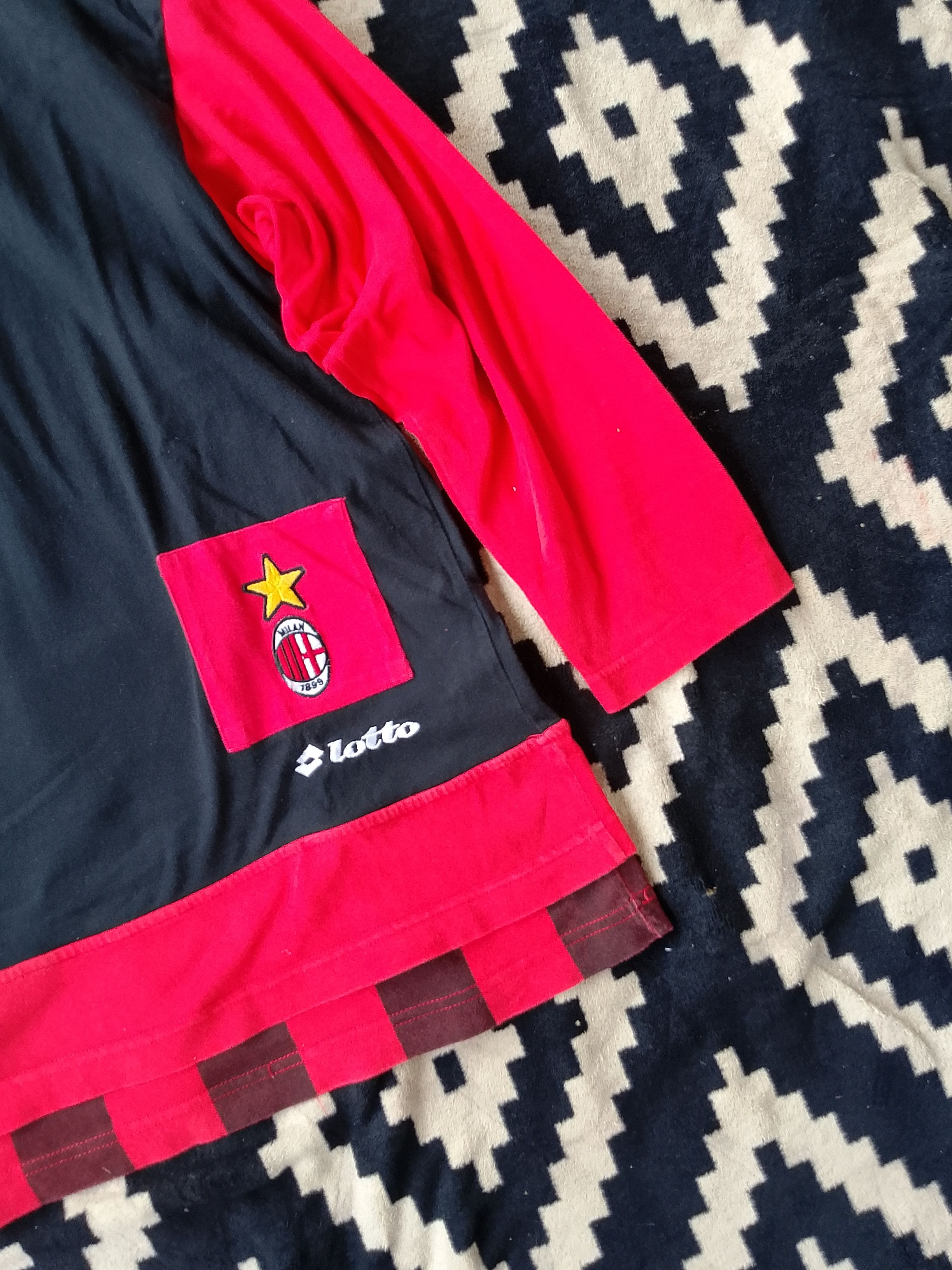 Lotto Sport Rare Vintage 90s Lotto x AC Milan Half-Zip Sweatshirt Size US L / EU 52-54 / 3 - 6 Thumbnail