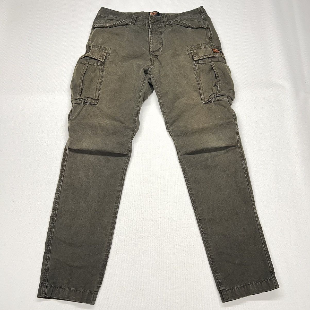 Superdry Superdry Cargo Pants Green Pocket Core Tactical Utility Work Size US 30 / EU 46 - 1 Thumbnail