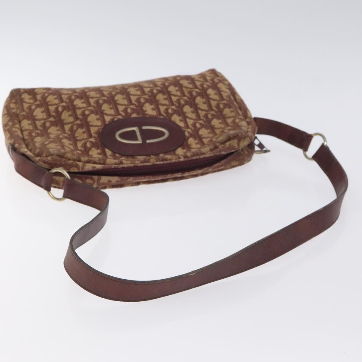 Dior DIOR Trotter Canvas Shoulder Bag Red Size ONE SIZE - 7 Thumbnail
