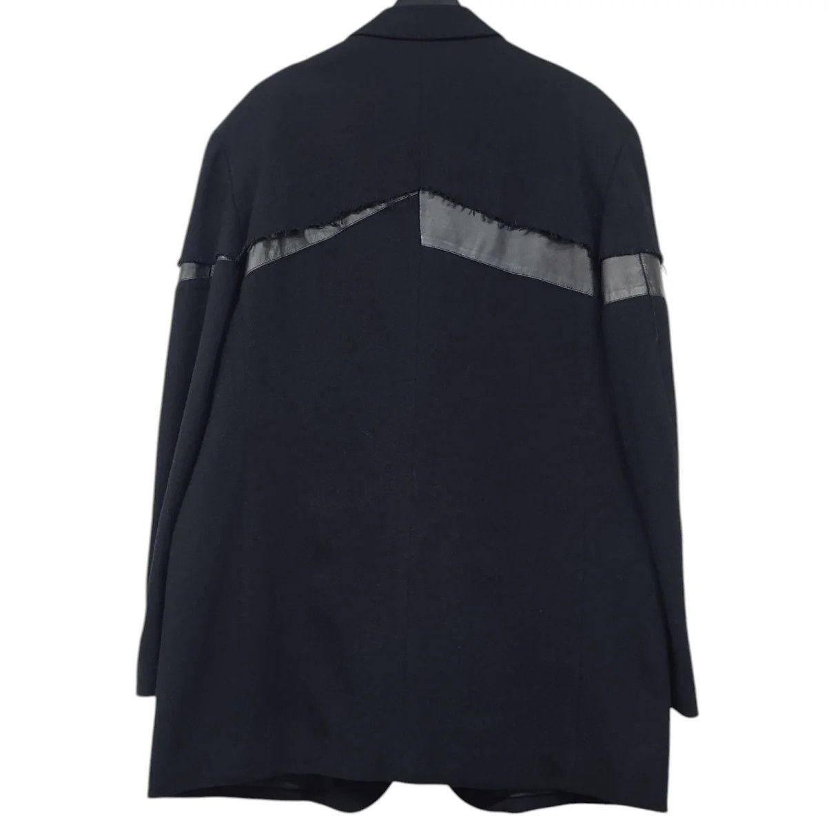 Yohji Yamamoto Yohji Yamamoto pour homme/ Cut-off design leather jacket Size US XL / EU 56 / 4 - 3 Thumbnail