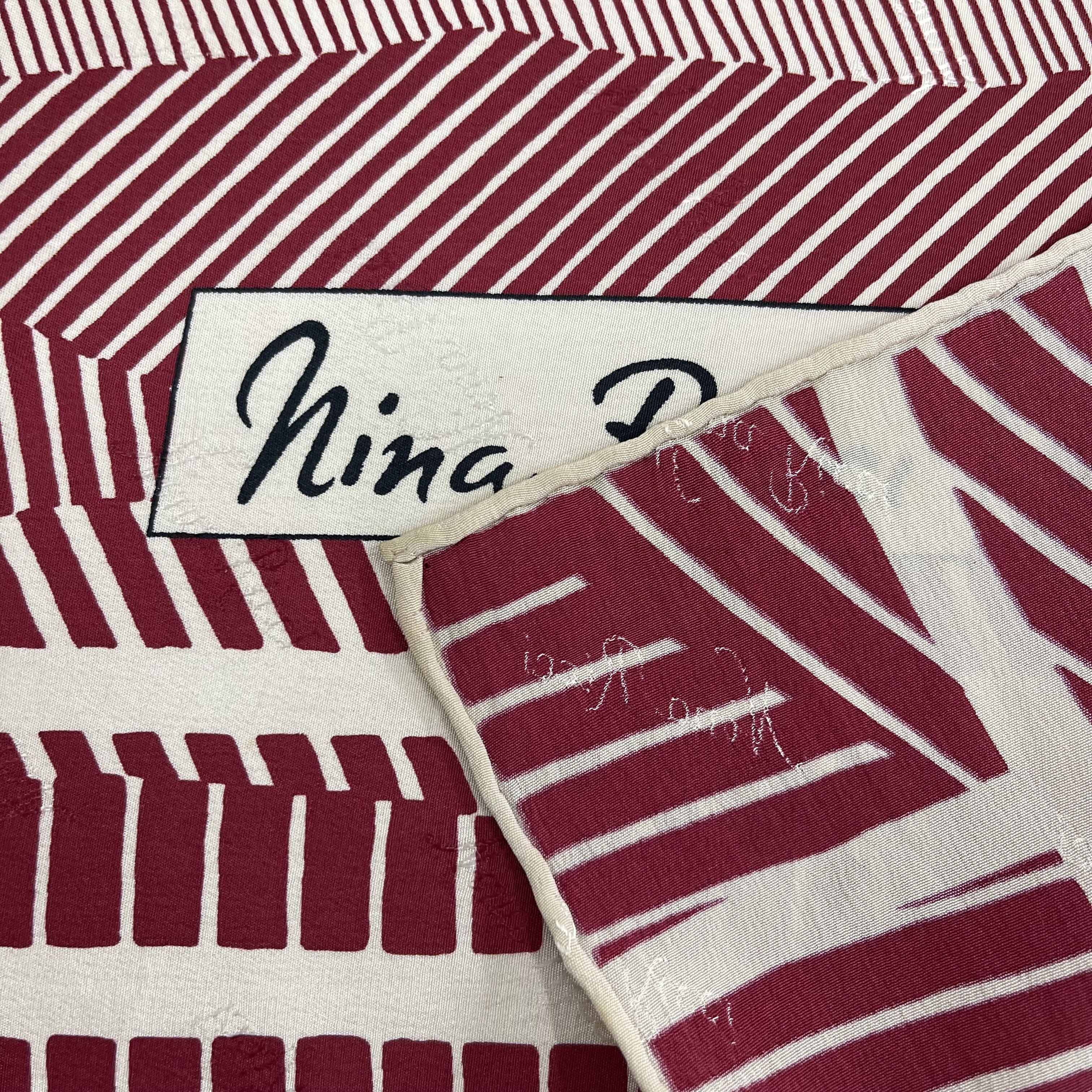 Nina Ricci Vintage Nina Ricci Silk Scarf - S7029 Size ONE SIZE - 8 Thumbnail