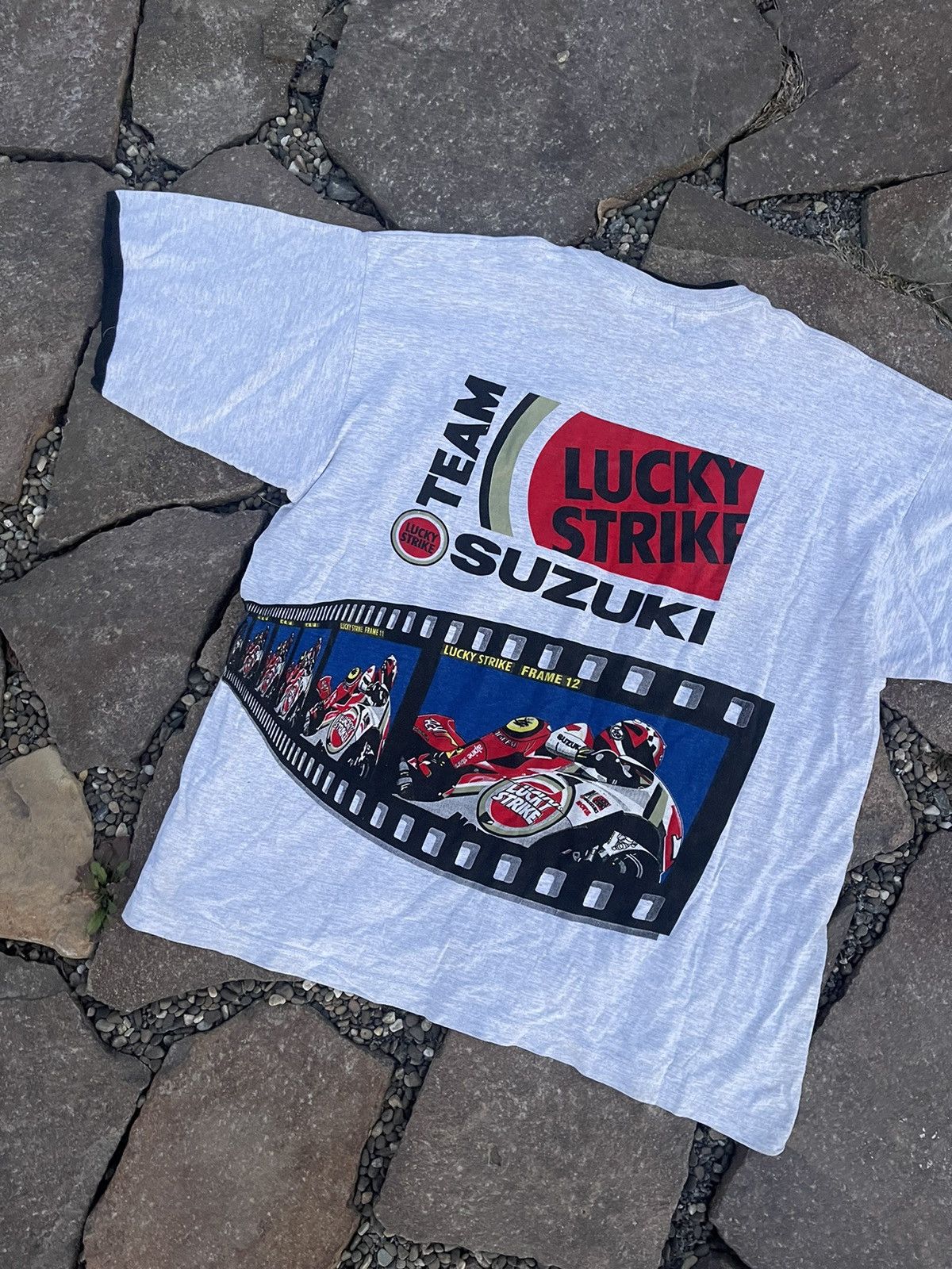 Grailed × Vintage 90’s Suzuki Lucky Strike Vintage Moto Racing T-shirt tee Size US XL / EU 56 / 4 - 11 Thumbnail