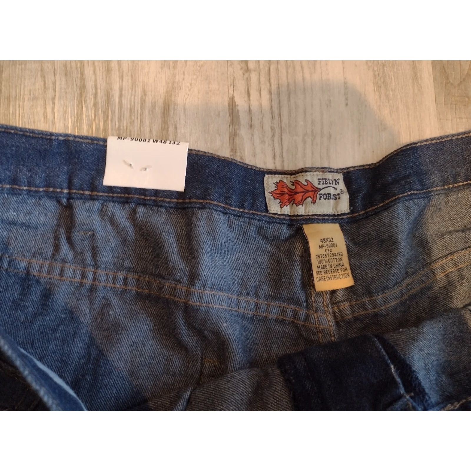 Denime VINTAGE Field & Forest Men Jeans Size 48x32 Dark Wash Denim Bootcut 5-Pocket Size US 32 / EU 48 - 4 Thumbnail