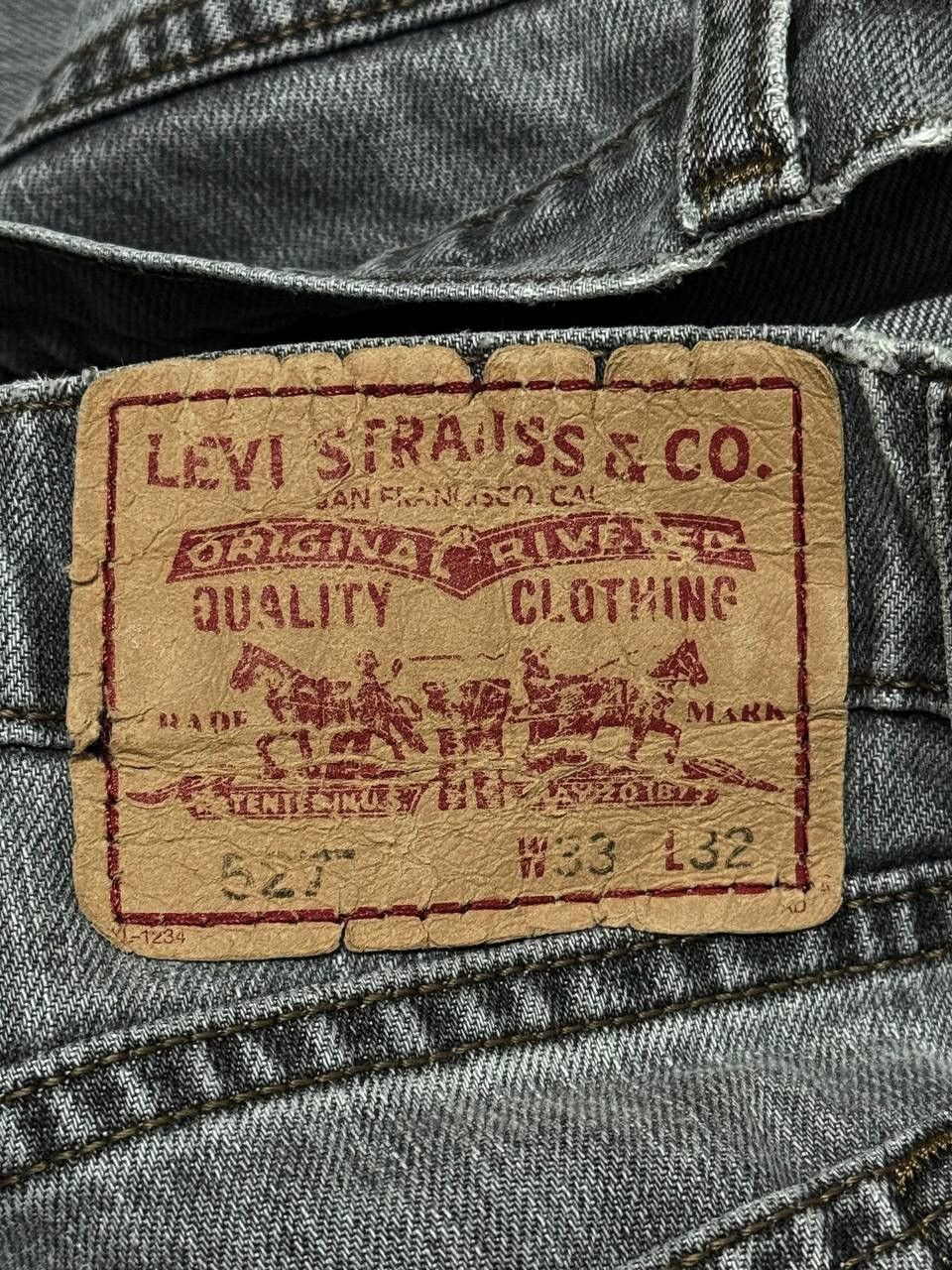 Levi's Levis Low BootCut Distressed Denim Size US 33 - 3 Thumbnail
