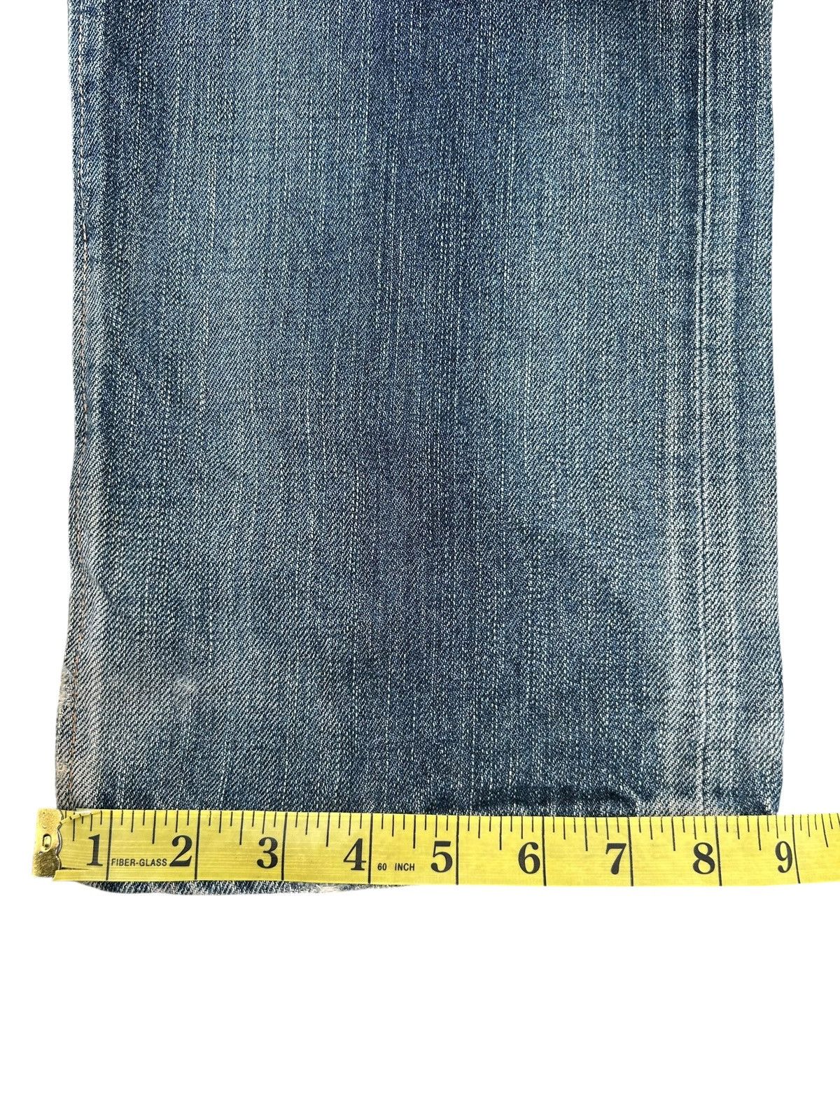 Kapital Vintage Edwin 505 Half Selvedge Distressed Dirty Denim Jeans Size US 30 / EU 46 - 22 Thumbnail