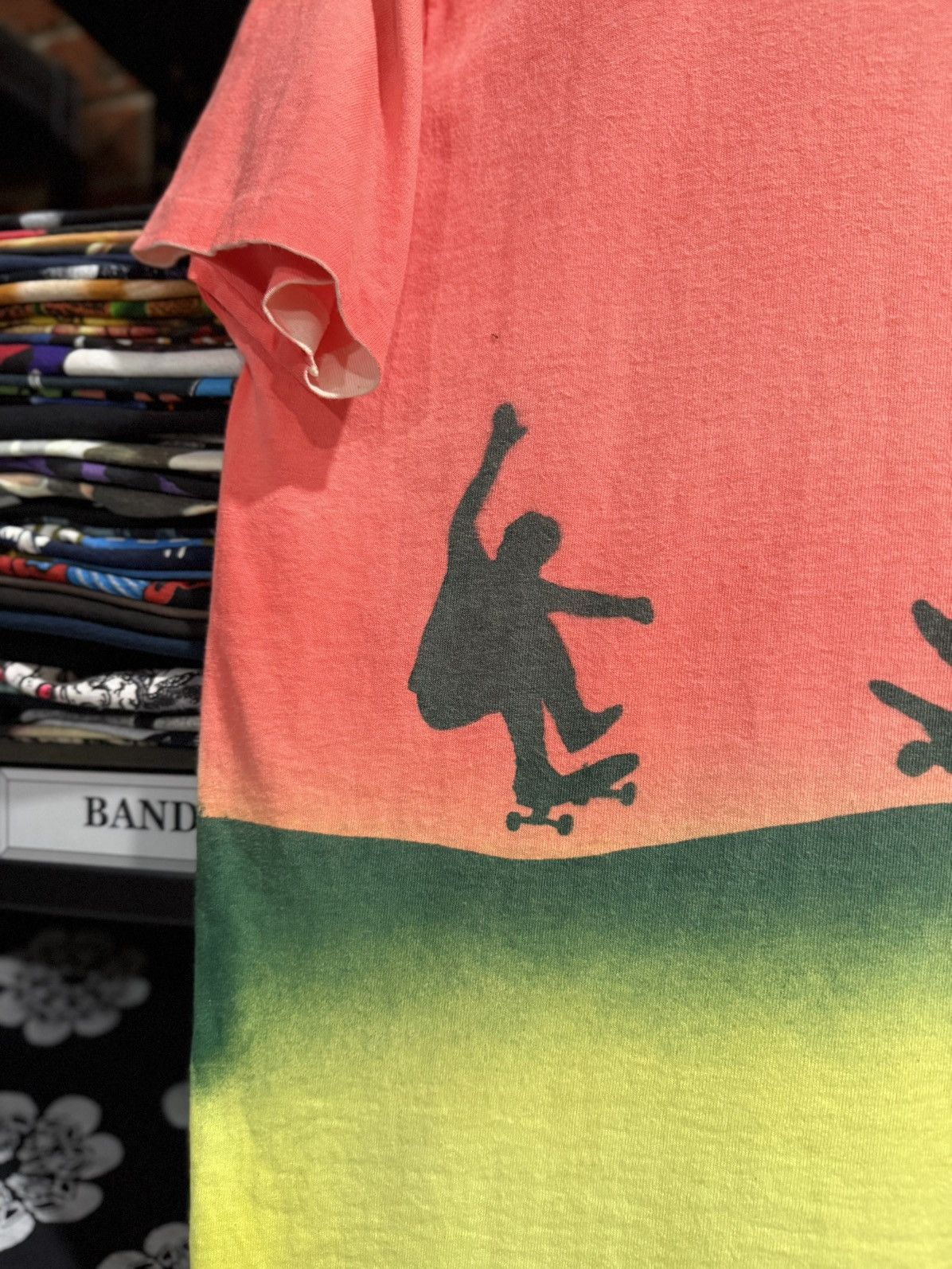 Anvil × Vintage Vintage 90s Skateboard Single Stitch By Anvil Tee Size US L / EU 52-54 / 3 - 11 Thumbnail