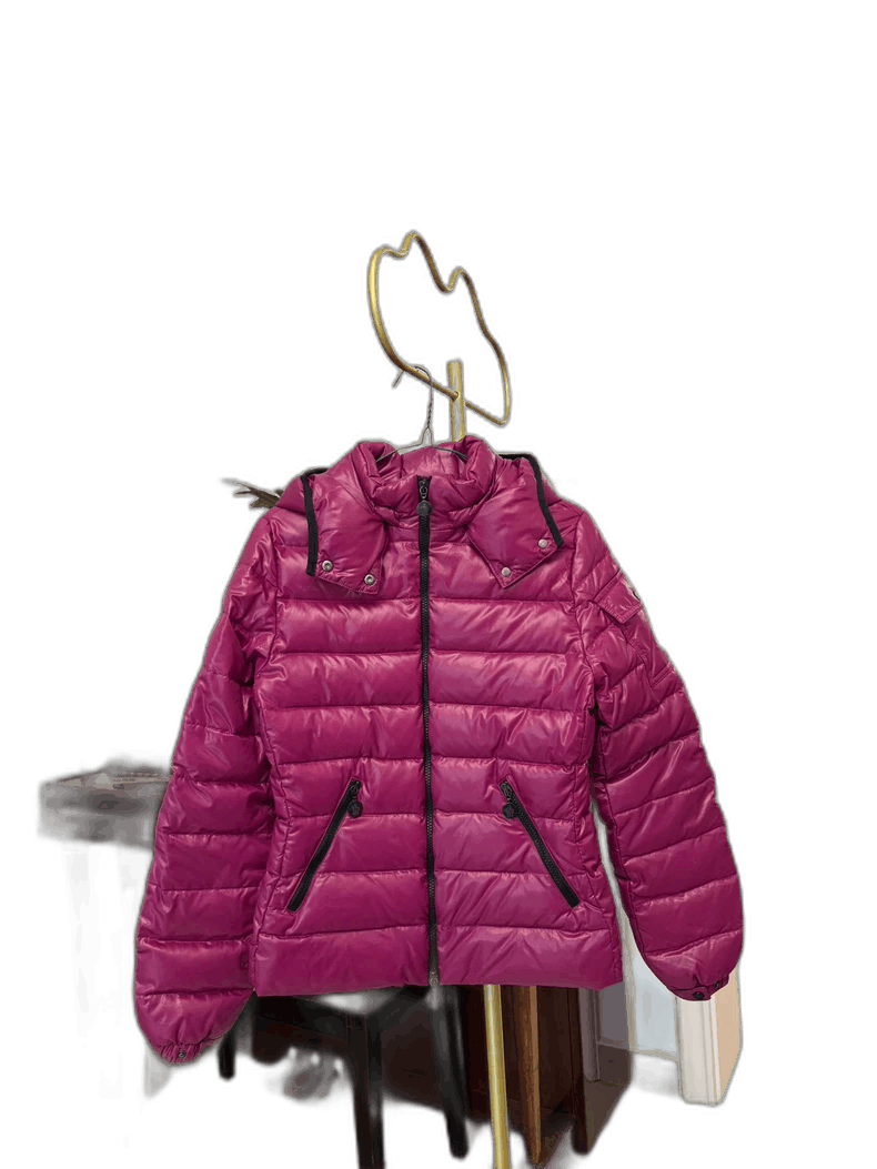 Pink Moncler Bady Kids Moncler Bady Pink Down Jacket For Girls