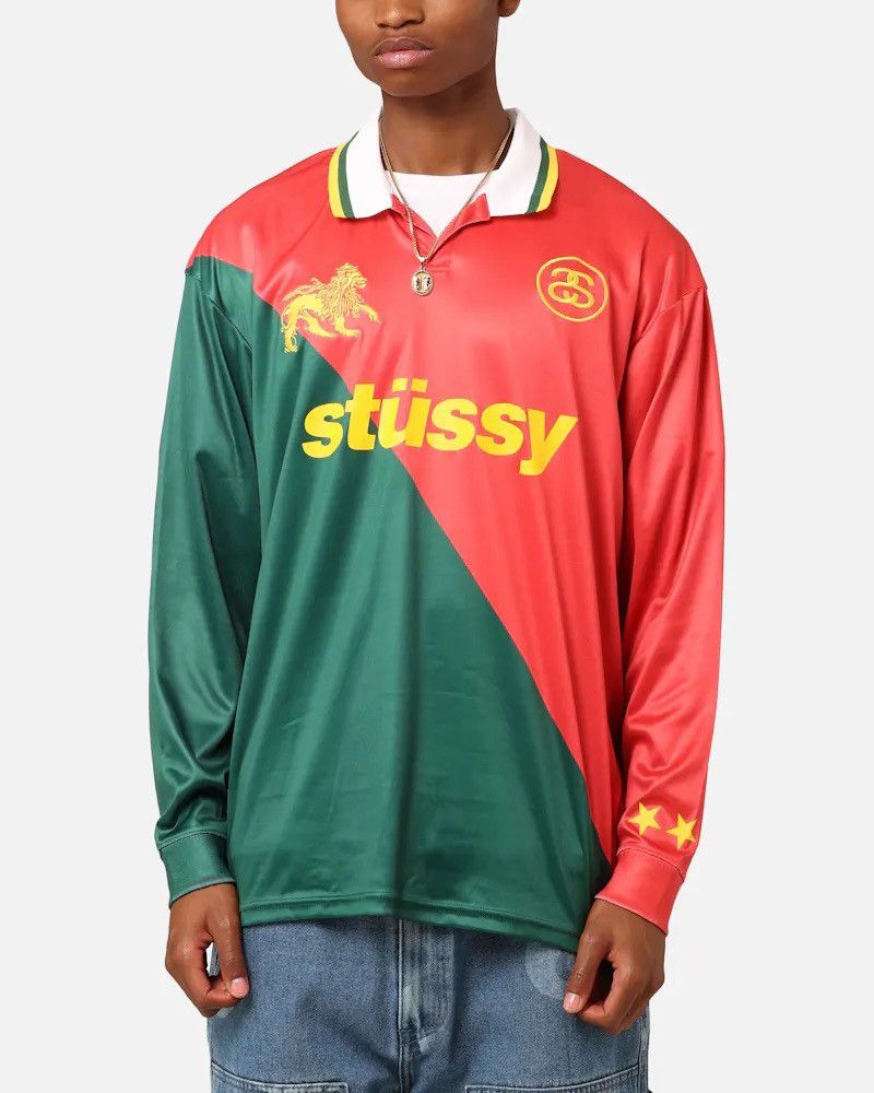【STUSSY 24'】Stussy Football Polo Long Sleeve Tee STUSSY 24'】Stussy Football Polo Long Sleeve Tee (STUSSY/T