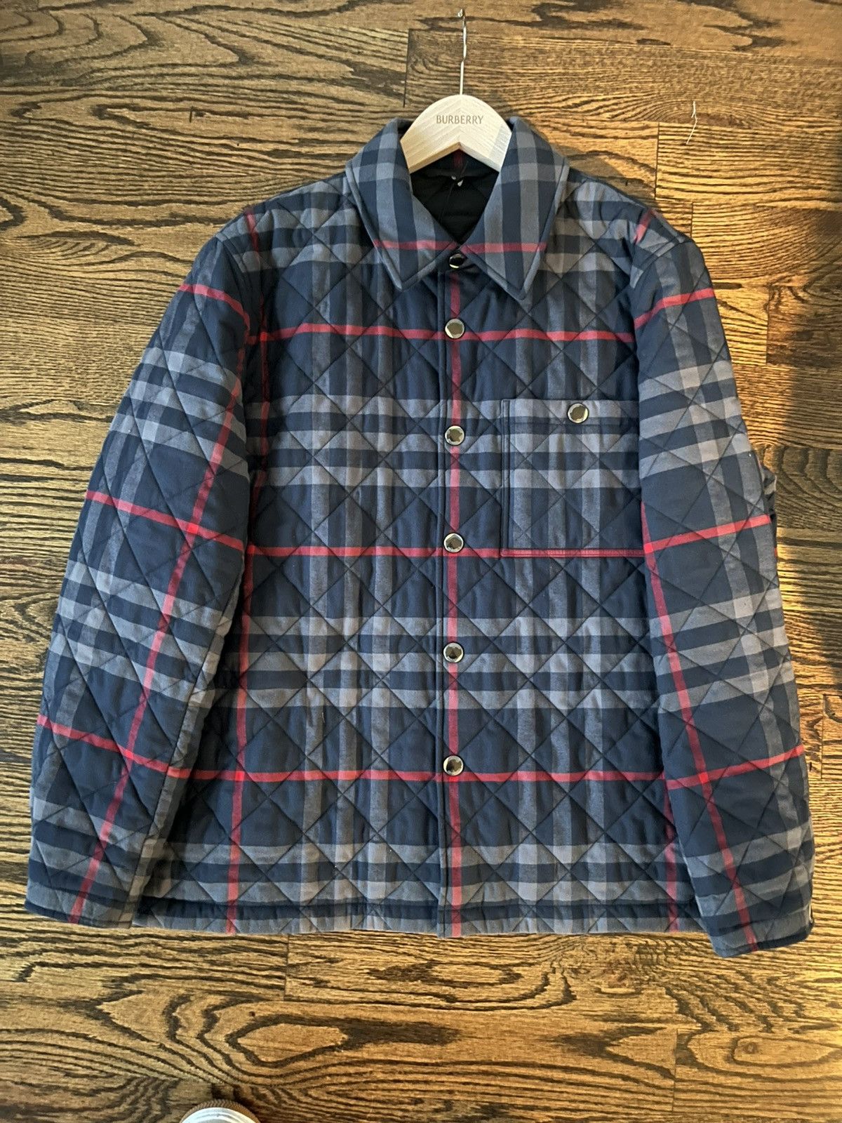 Burberry Burberry Quilted Overshirt Jacket Size US L / EU 52-54 / 3 - 5 Thumbnail