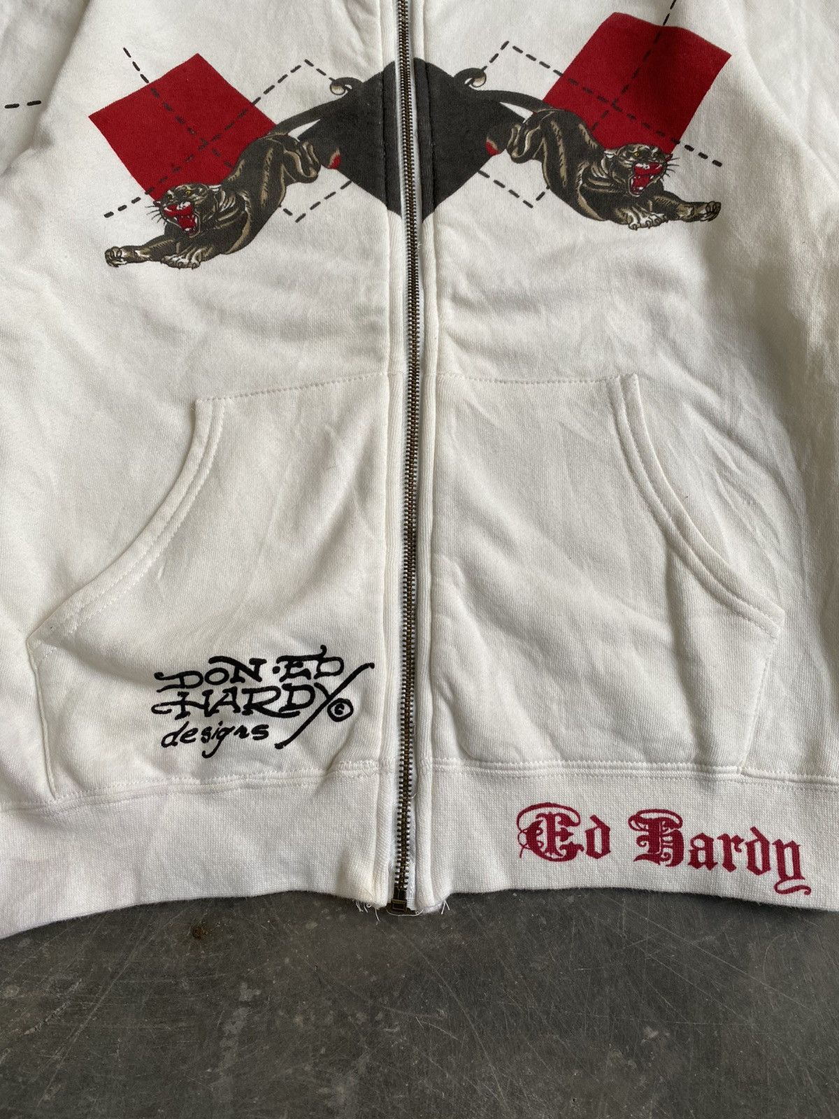 Christian Audigier × Ed Hardy × Japanese Brand Ed Hardy "Black Panther" vintage track jacket Size US L / EU 52-54 / 3 - 5 Thumbnail
