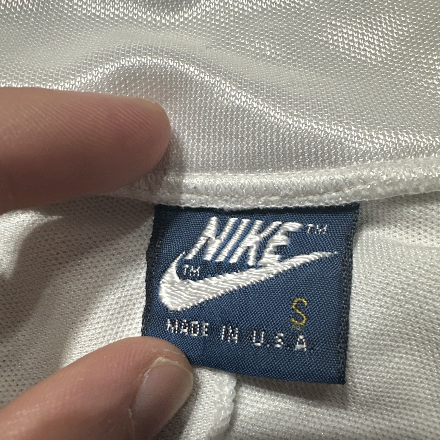 Nike VINTAGE Nike Polo Shirt Short Sleeve Mens S Blue USA 80s 90s Soccer USA Mac Attack Streetwear Lightweight Cotton Polo Shirt Size US S / EU 44-46 / 1 - 3 Thumbnail