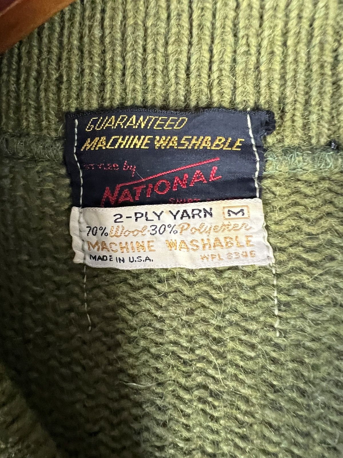 Vintage Vintage National Shirt Shops Knitwear Sweater Size M / US 6-8 / IT 42-44 - 3 Thumbnail