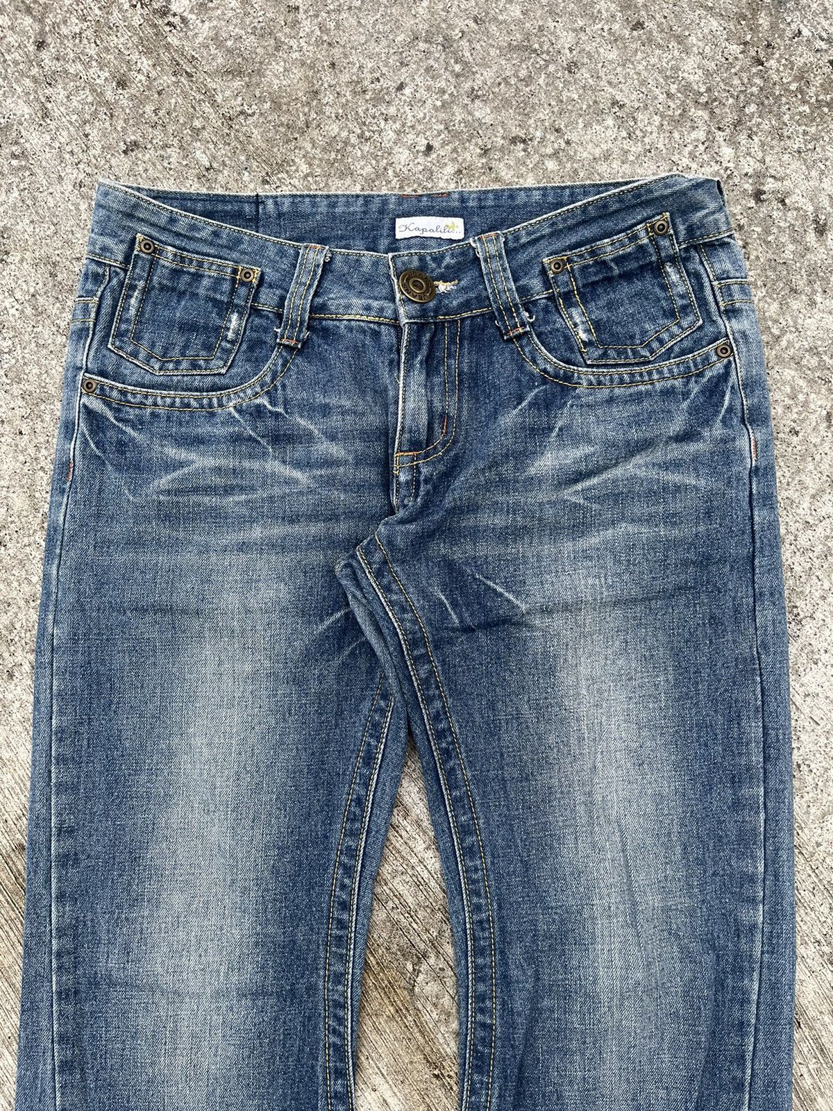 Japanese Brand Kapalili Denim Flare Bootcut Jeans Japanese Brand Size 33" - 10 Thumbnail