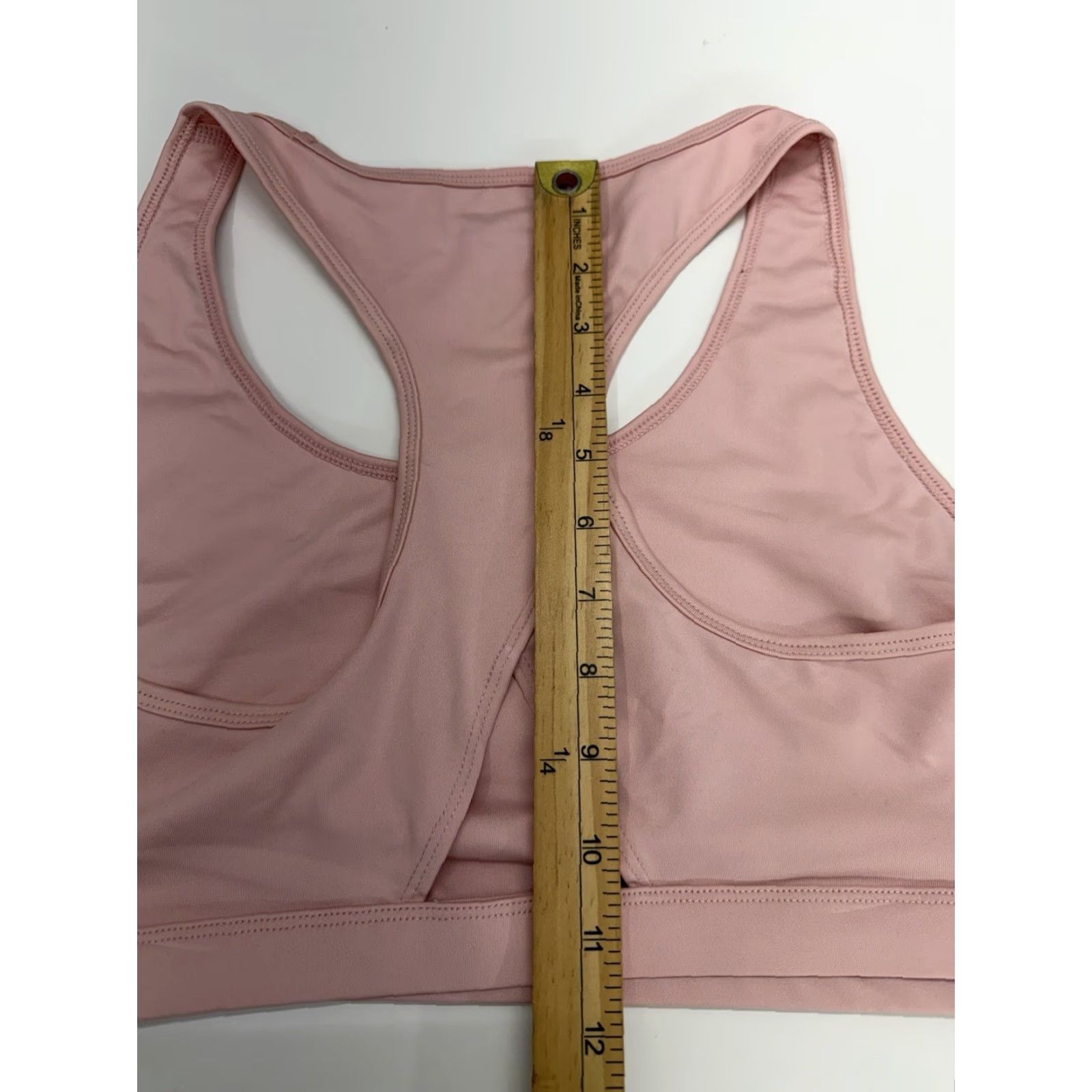 Vintage BCG Womens Sports Bra Size XL Low Support Pink Racerback Pullover Unpadded Size ONE SIZE - 6 Thumbnail