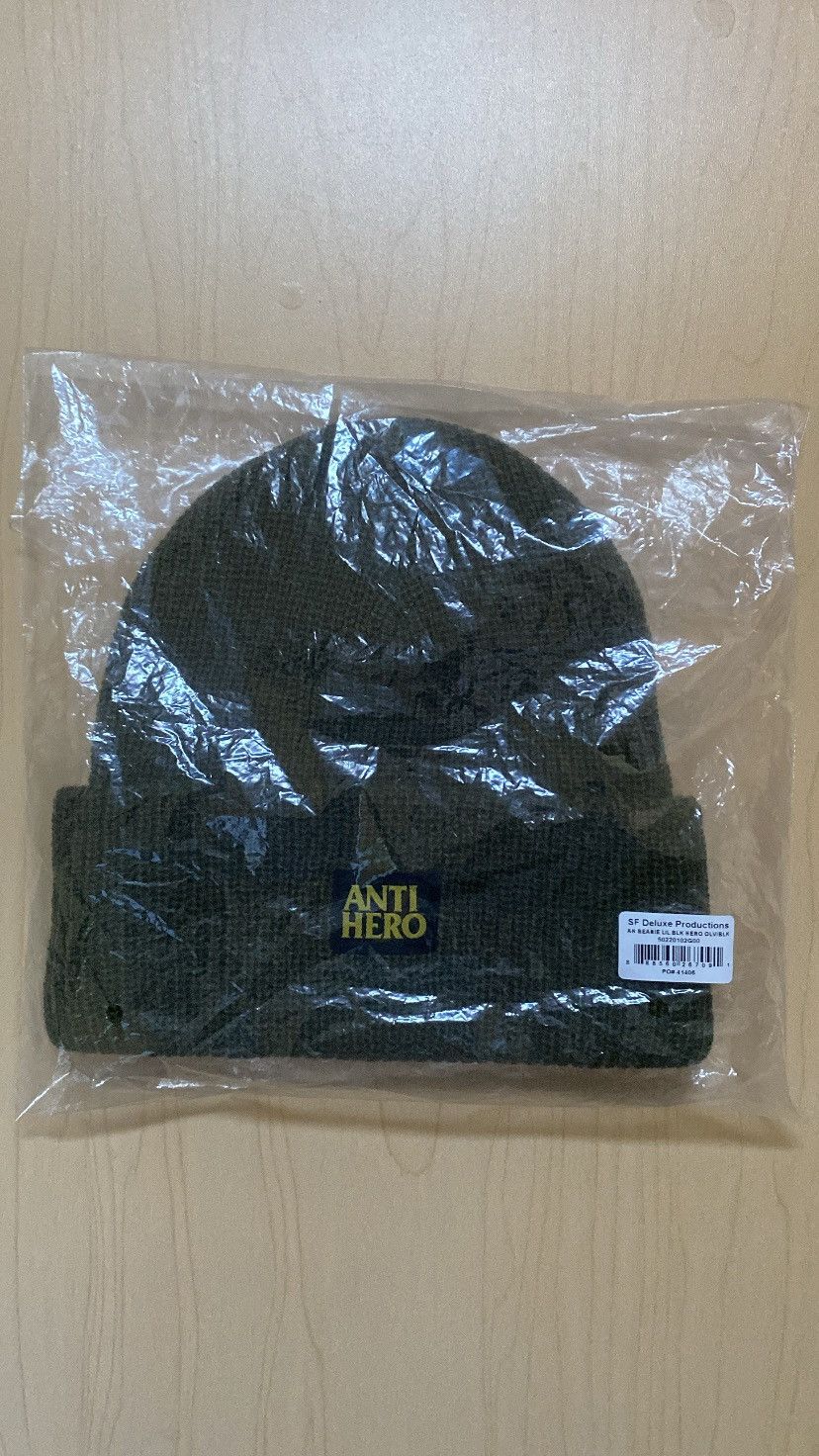 Antihero Anti-Hero Skateboards Lil Hero Logo Beanie Size ONE SIZE - 1 Thumbnail