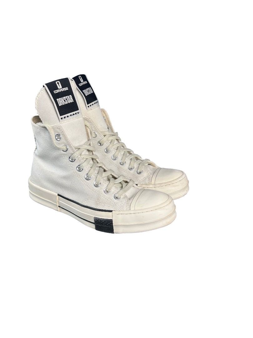 Rick Owens Rick Owens DRKSHDW x Converse Darkstar High Top US Size 7 Size US 7 / EU 40 - 2 Thumbnail