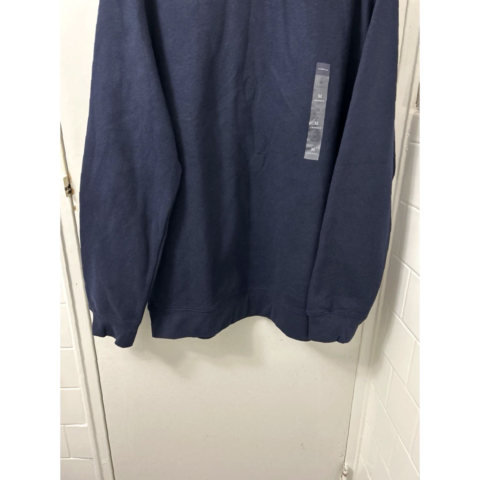 Croft & Barrow Croft & Barrow Crewneck Mens Medium Navy Blue Pullover Sweatshirt L/S NWT Size US M / EU 48-50 / 2 - 3 Thumbnail