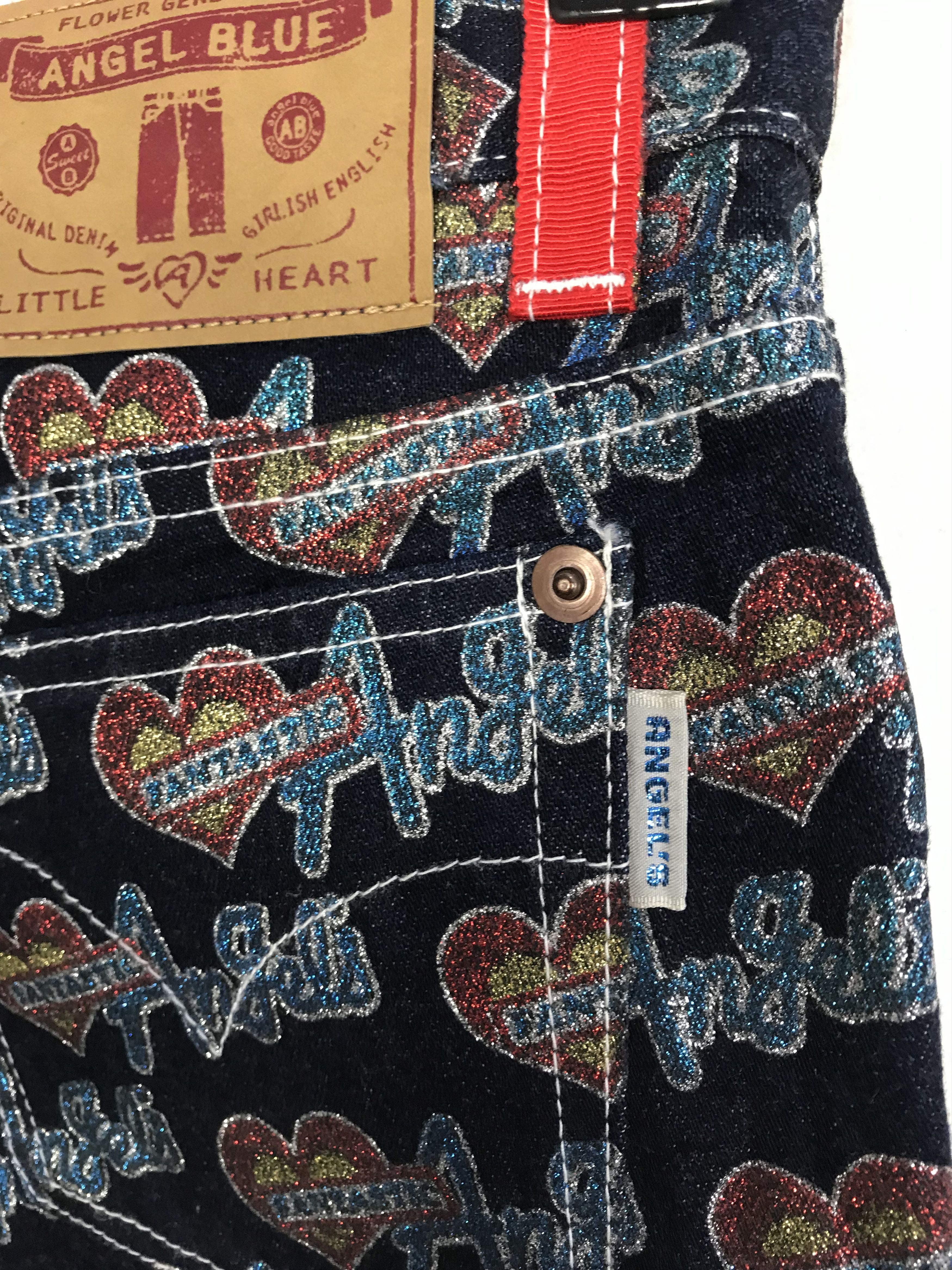 Angel Blue Angel Blue Over Printed Logo Jeans Shorts Pants Size 26" / US 2 / IT 38 - 10 Thumbnail