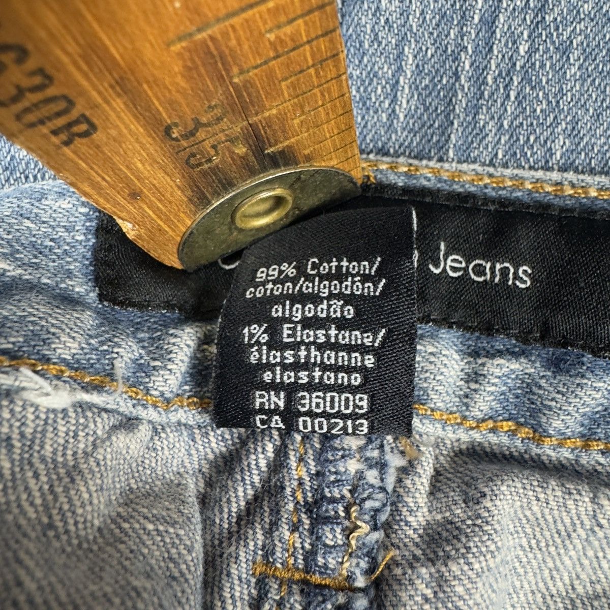 Calvin Klein Y2K Calvin Klein Jeans Bootcut Women’s Size 12 Blue Denim Size 33" - 8 Thumbnail