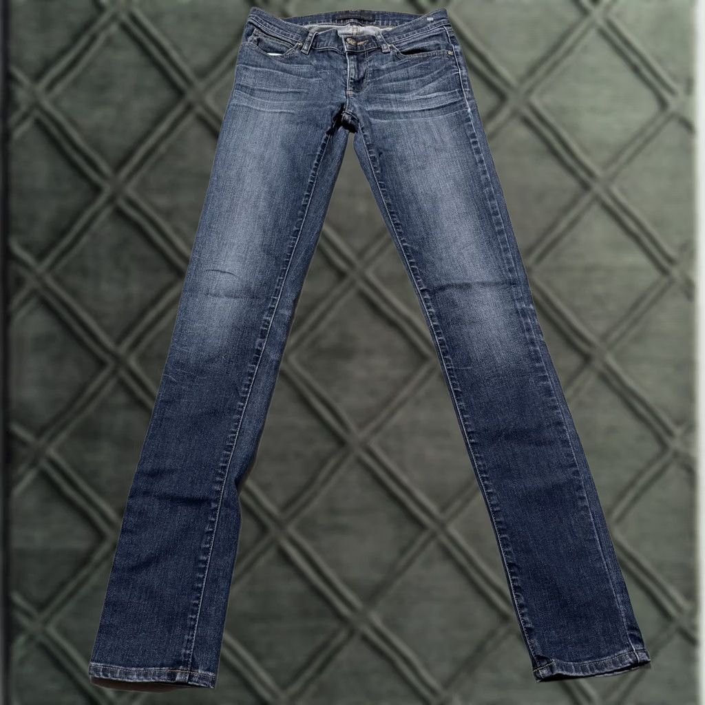 Juicy Couture VINTAGE Juicy Couture Jeans Womens 24 Blue Women Denim Pockets Low Rise Classic Skinny Y2K Size 42" / US 20 - 1 Thumbnail
