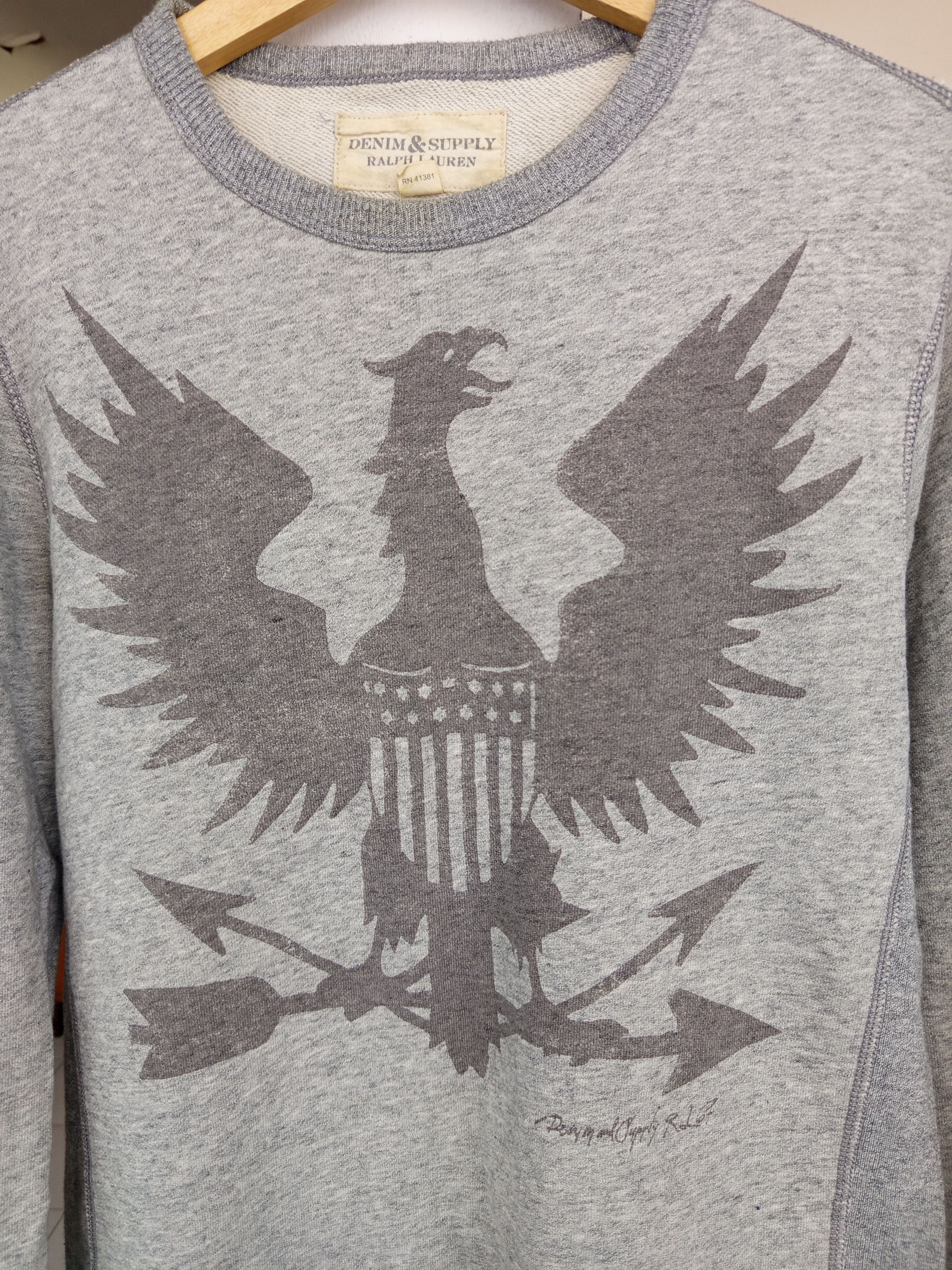 Denim & Supply Ralph Lauren Denim & Supply Ralph Lauren Eagle Crest Sweatshirt Size US S / EU 44-46 / 1 - 2 Thumbnail