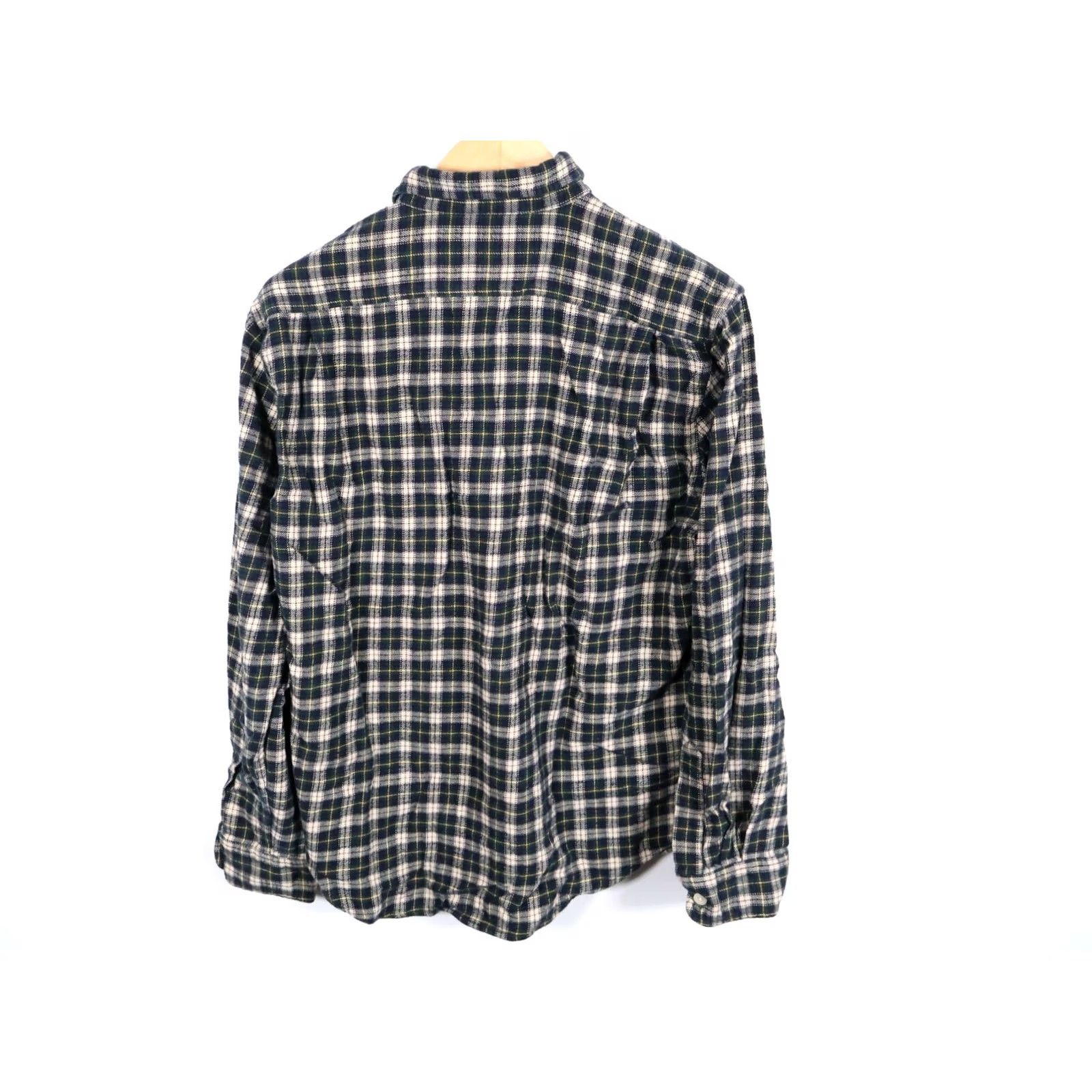 Abercrombie & Fitch Abercrombie & Fitch Button-Up Shirt Men's Medium Green Blue Plaid Flannel Relaxed Fit Size US M / EU 48-50 / 2 - 2 Thumbnail
