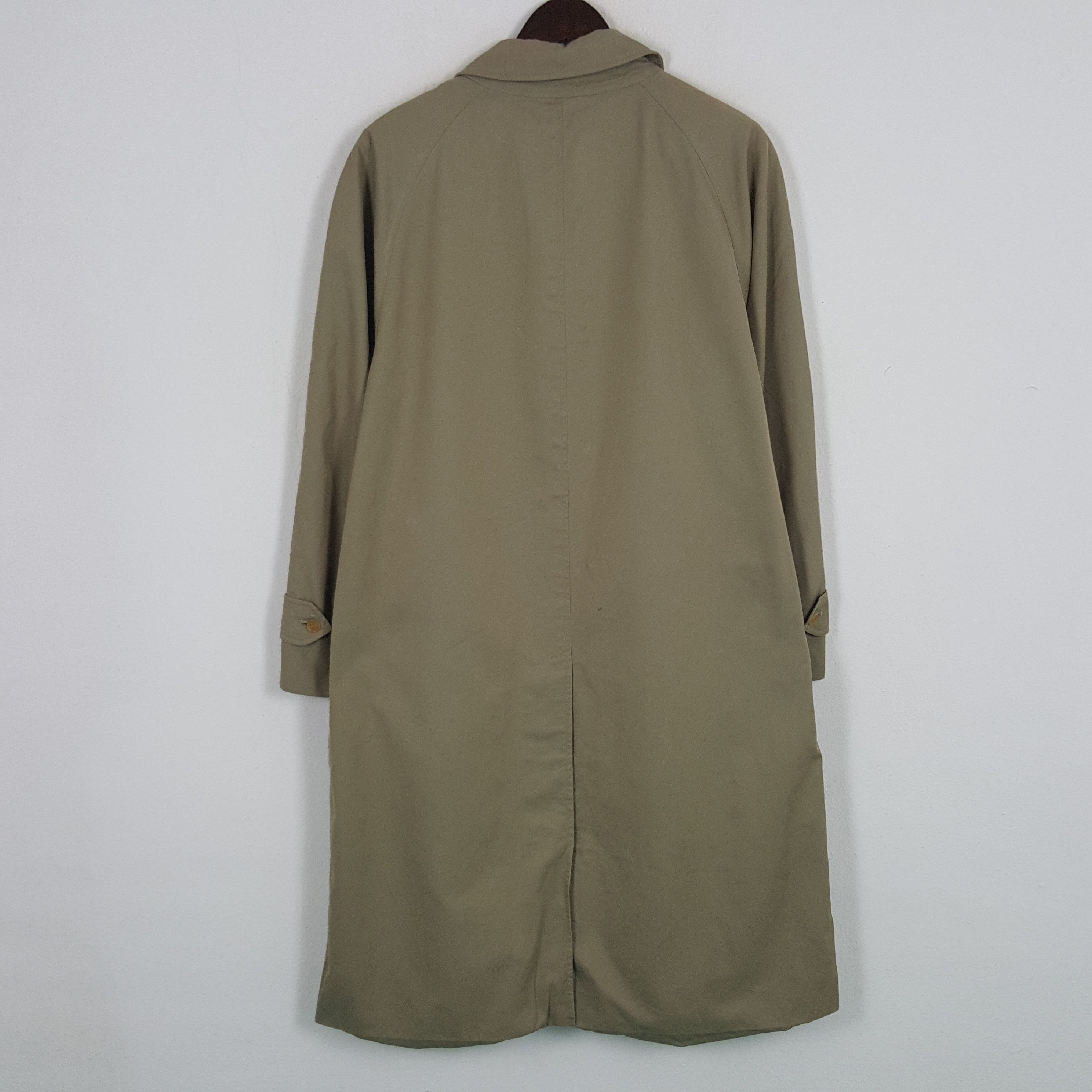 Burberry × Vintage Vintage Burberrys Nova Check Trench Coat Jacket Size US L / EU 52-54 / 3 - 3 Thumbnail
