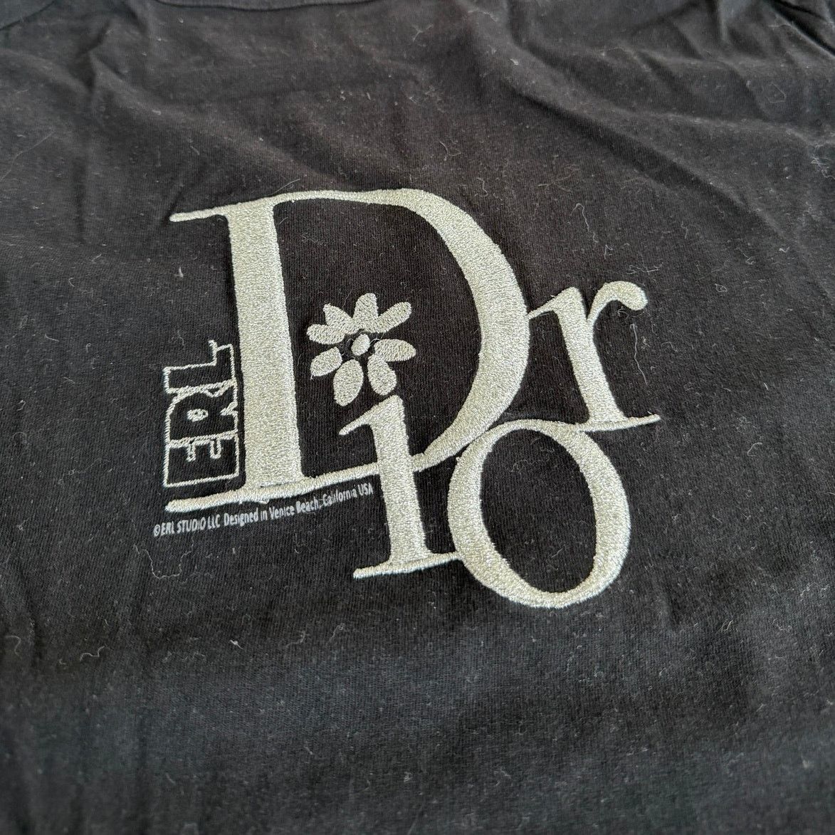 Dior Dior x ERL Black Logo Graphic T-Shirt XL Made in Italy Size US XL / EU 56 / 4 - 2 Thumbnail