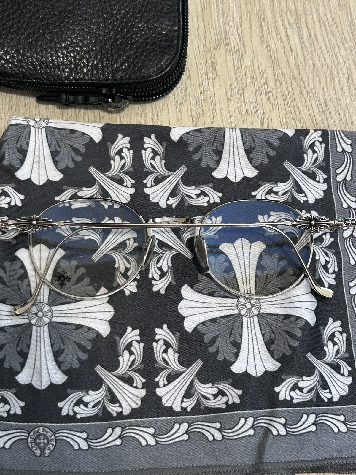 Chrome Hearts Chrome Hearts Vagidictorian III Silver Circle Glasses Size ONE SIZE - 2 Thumbnail