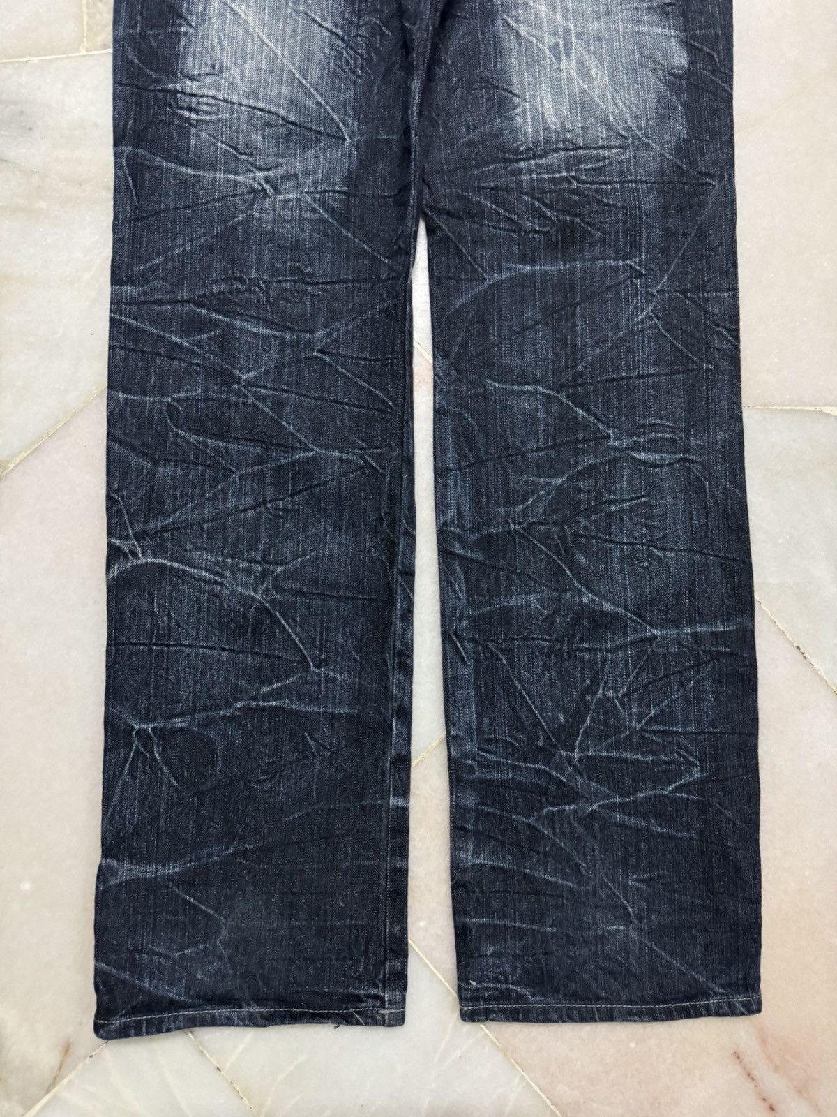 Japanese Brand 💥SICK Faded Jean Double Focus Multipocket Insane Pocket Rare Size US 30 / EU 46 - 19 Thumbnail