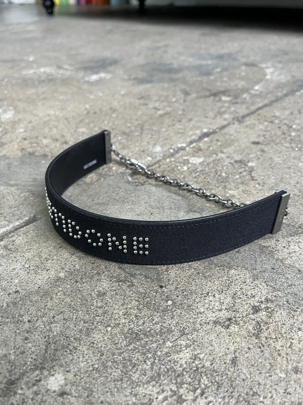 WE11DONE WE11DONE Studded Choker Necklace (unisex) Size ONE SIZE - 10 Thumbnail