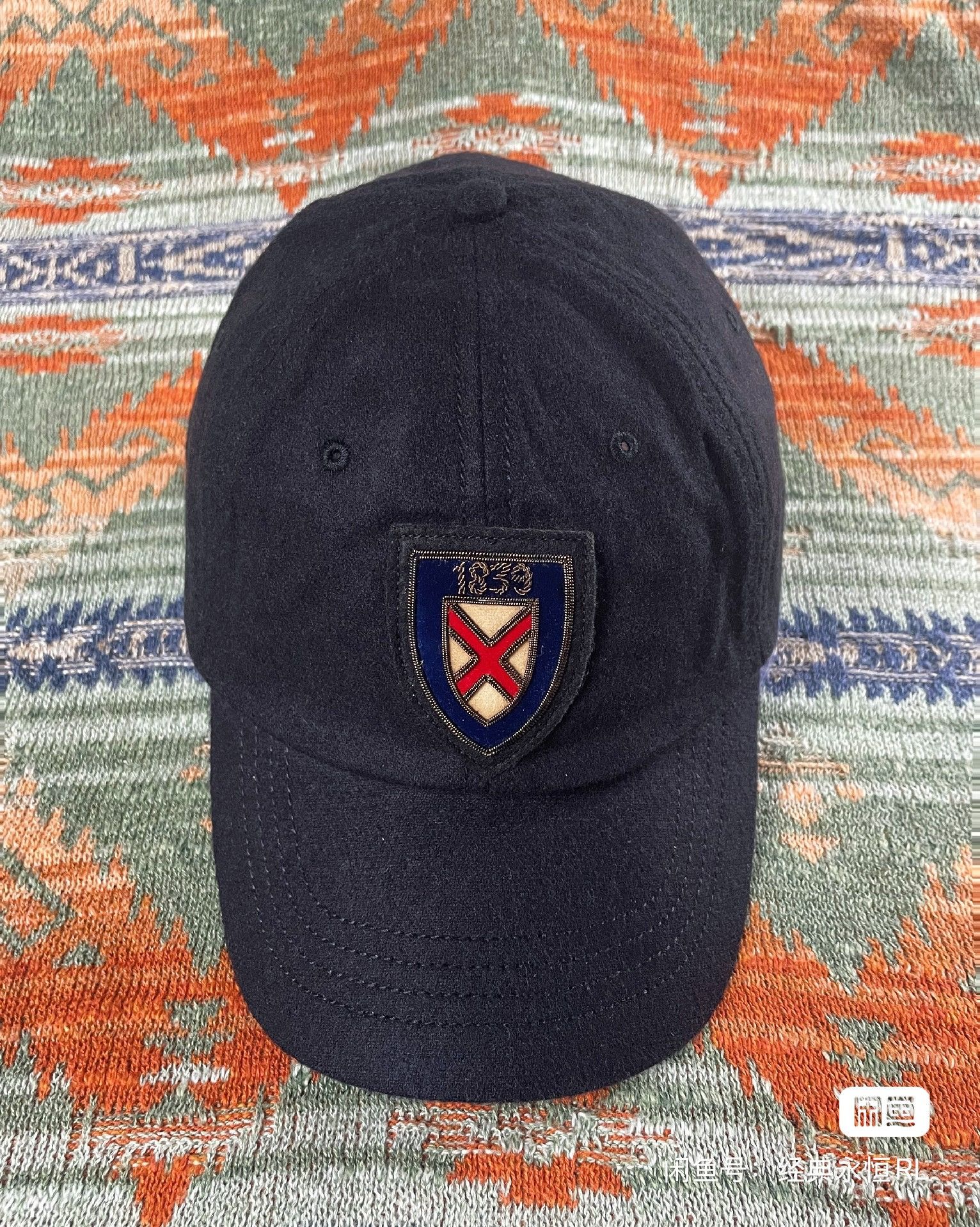 Ralph Lauren × Rugby Ralph Lauren Ralph Lauren Rugby Wool Leather Copper wire Baseball Hat Size ONE SIZE - 1 Thumbnail