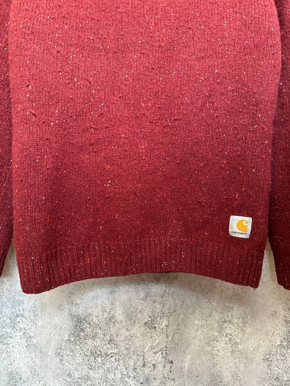 Carhartt Wip Carhartt WIP Anglistic Sweater Speckled Offroad Wool Knit Size US XS / EU 42 / 0 - 8 Thumbnail