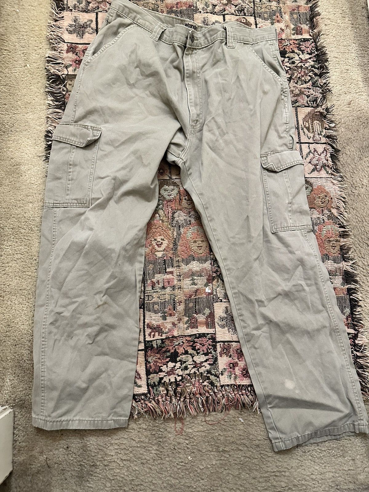 Japanese Brand × Vintage Vintage Y2K/2000s Baggy Multi Pocket Grunge Cargo Pants Size US 34 / EU 50 - 5 Thumbnail