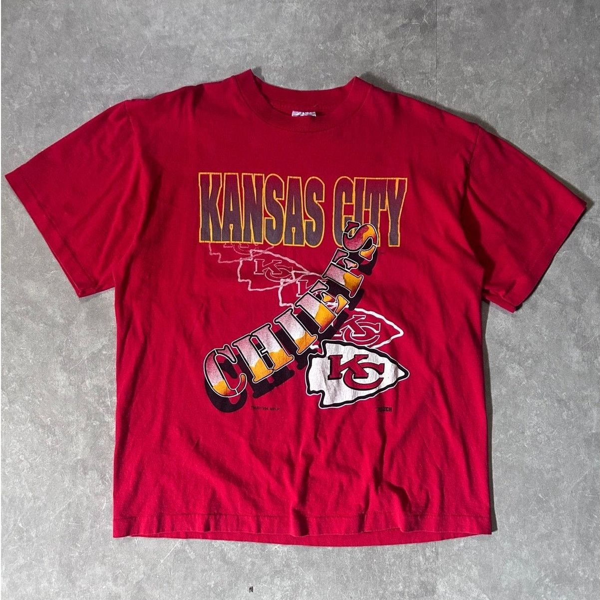 Other 90's Vintage Kansas City Chiefs Red T-Shirt -XL Size US XL / EU 56 / 4 - 1 Thumbnail