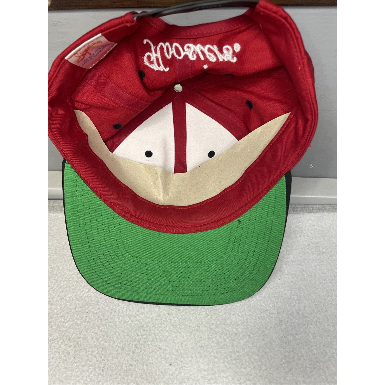 Signatures VINTAGE INDIANA HOOSIERS RED SIGNATURES SNAPBACK CAP - NWOT Size ONE SIZE - 4 Thumbnail