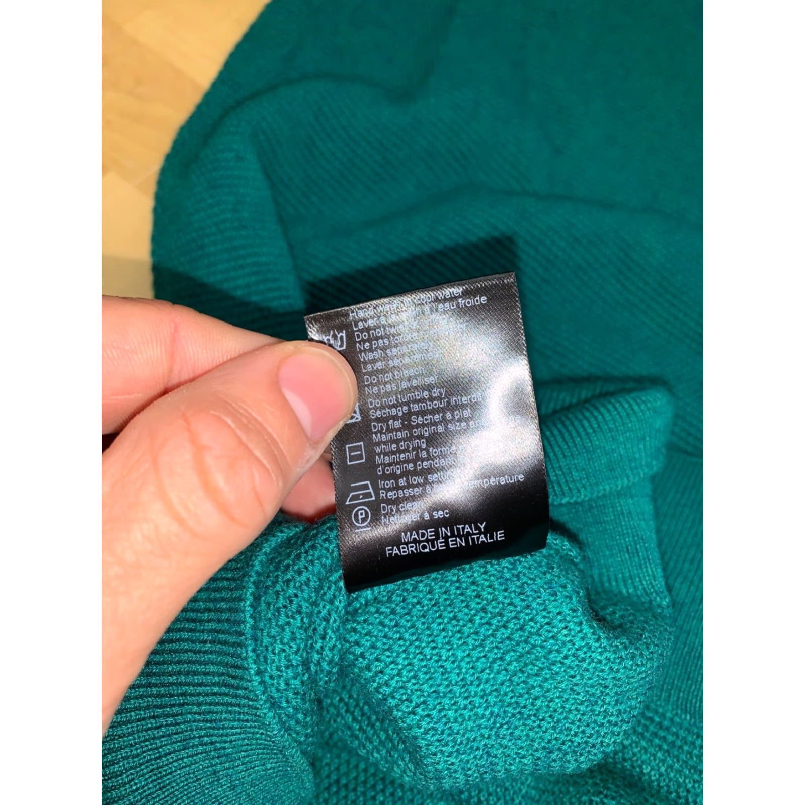 Saks Fifth Avenue Saks Fifth Avenue Sweater Men XL Wool Green Knit Crew Neck Pullover Size US XL / EU 56 / 4 - 8 Thumbnail