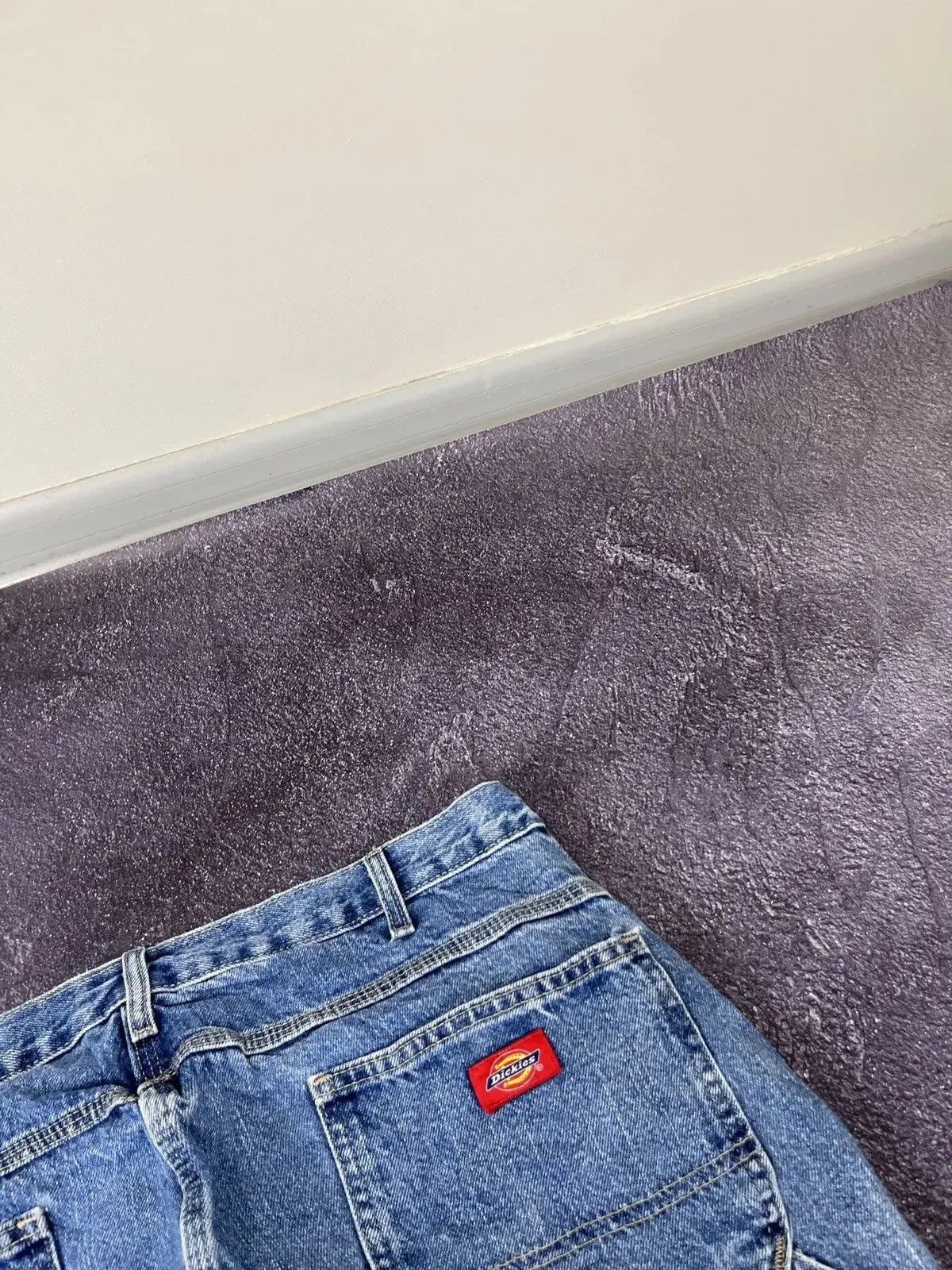 Dickies × Vintage Vintage Dickies Blue American Denim Work Hype Baggy Jeans Size US 38 / EU 54 - 6 Thumbnail