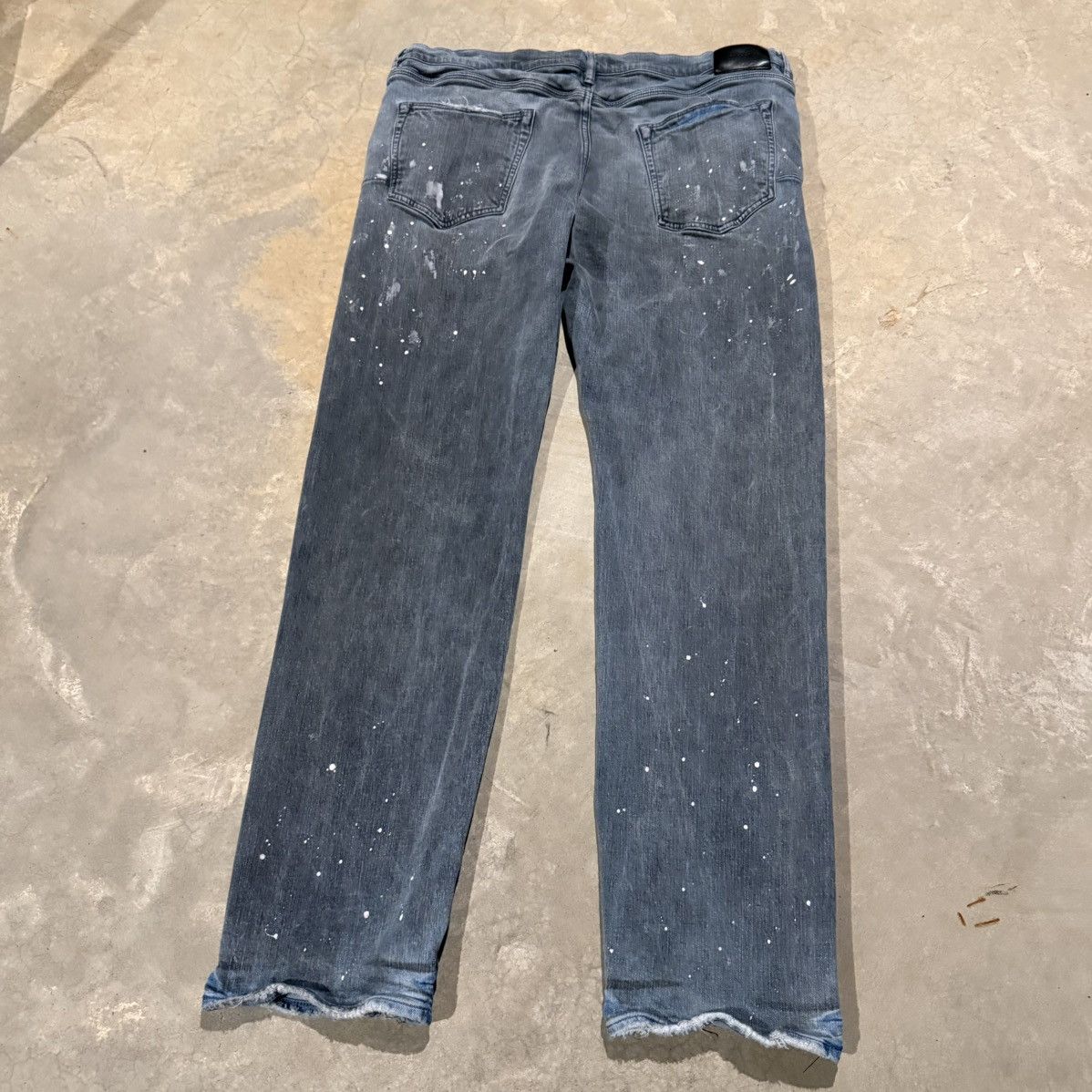 Purple Brand Purple Brand P005 Painters Waxed Indigo Slim Straight Denim Size US 40 / EU 56 - 12 Thumbnail