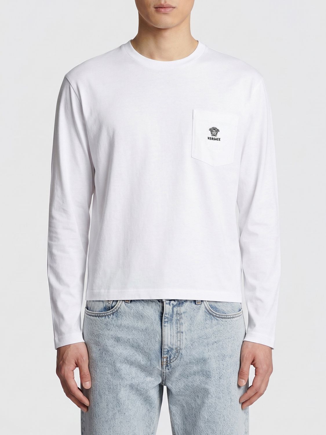 Versace Versace T-Shirt Men White Size US XL / EU 56 / 4 - 1 Thumbnail