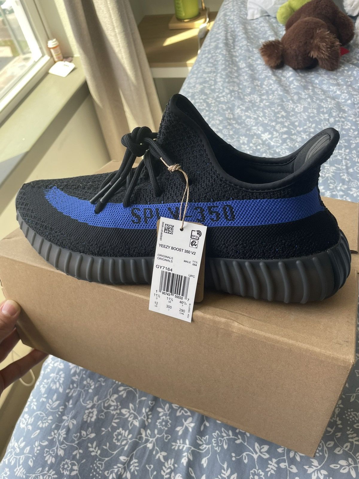Adidas × Kanye West × Yeezy Yeezy Boost 350 Dazzling Blue Size US 12 / EU 45 - 6 Thumbnail