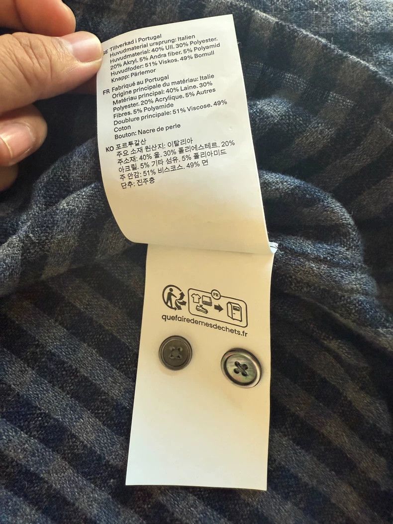 Our Legacy Our Legacy size48 A wool cardigan shirt Size US M / EU 48-50 / 2 - 7 Thumbnail