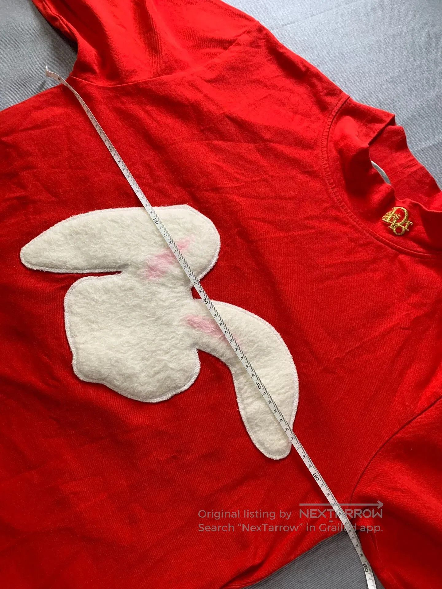 Dior Dior Year of Rabbit Red Embroidered Turtleneck. Size M / US 6-8 / IT 42-44 - 6 Thumbnail