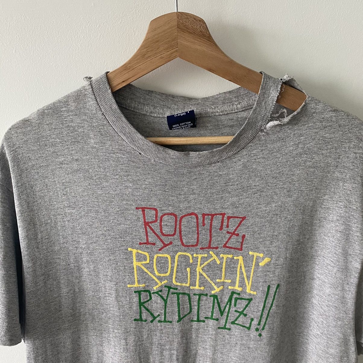 Stussy Thrashed Vintage Y2K Stussy Rootz RASTA ERD GRUNGE GRAIL TEE Size US L / EU 52-54 / 3 - 3 Thumbnail
