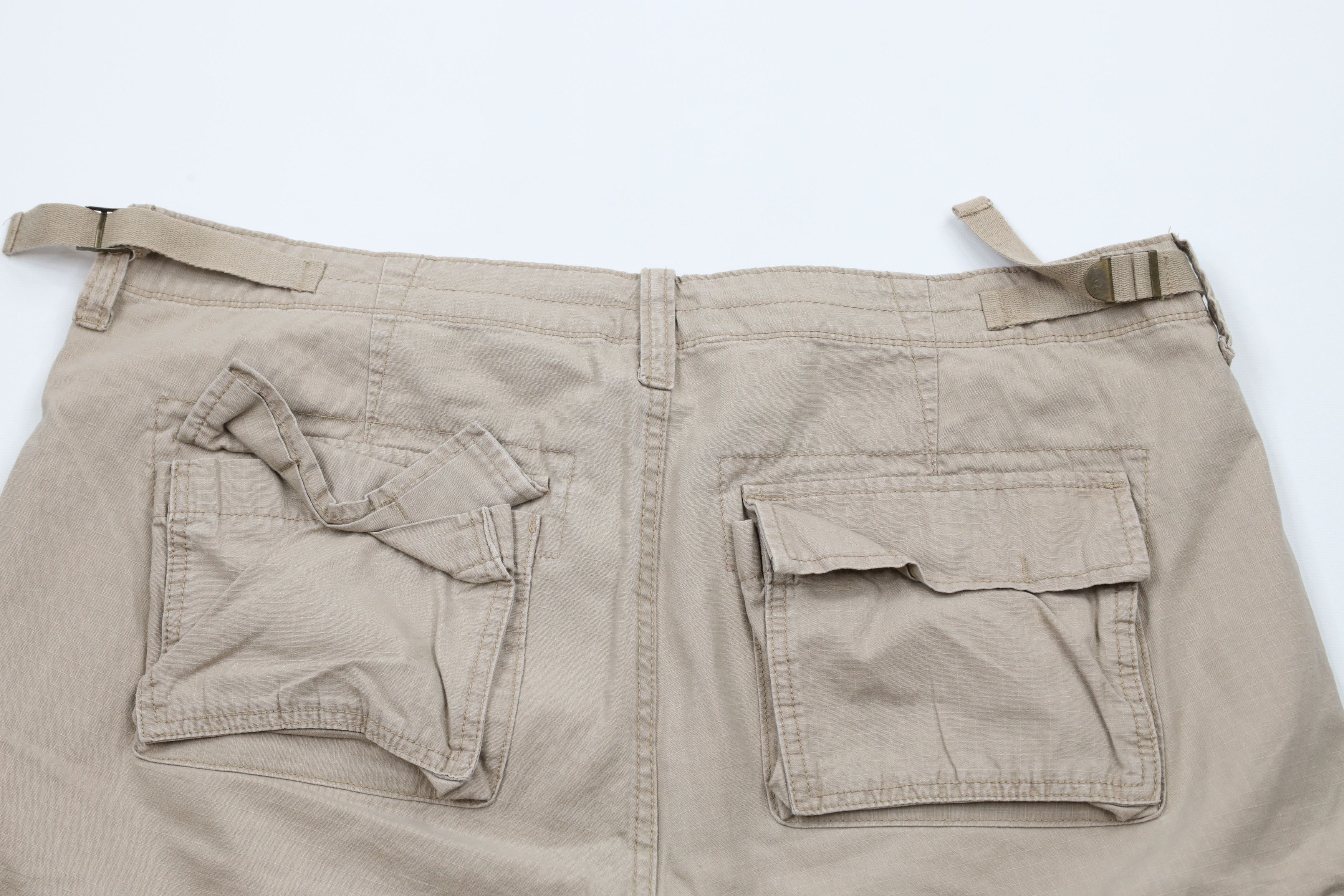 Ralph Lauren × Vintage Vintage 90s Ralph Lauren Surplus Ripstop Cargo Shorts Size US 38 / EU 54 - 9 Thumbnail