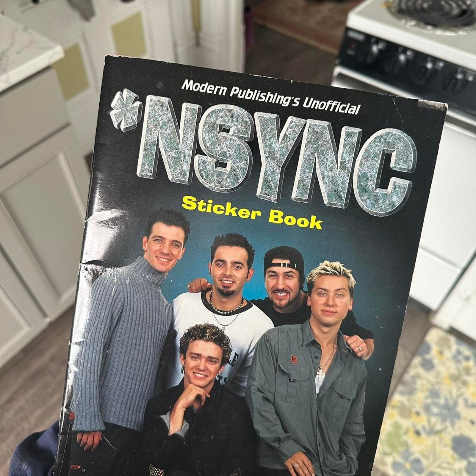 Band Tees × Vintage Vintage 2001 Y2K *NSYNC Collectible Sticker Book Magazine Size ONE SIZE - 7 Thumbnail