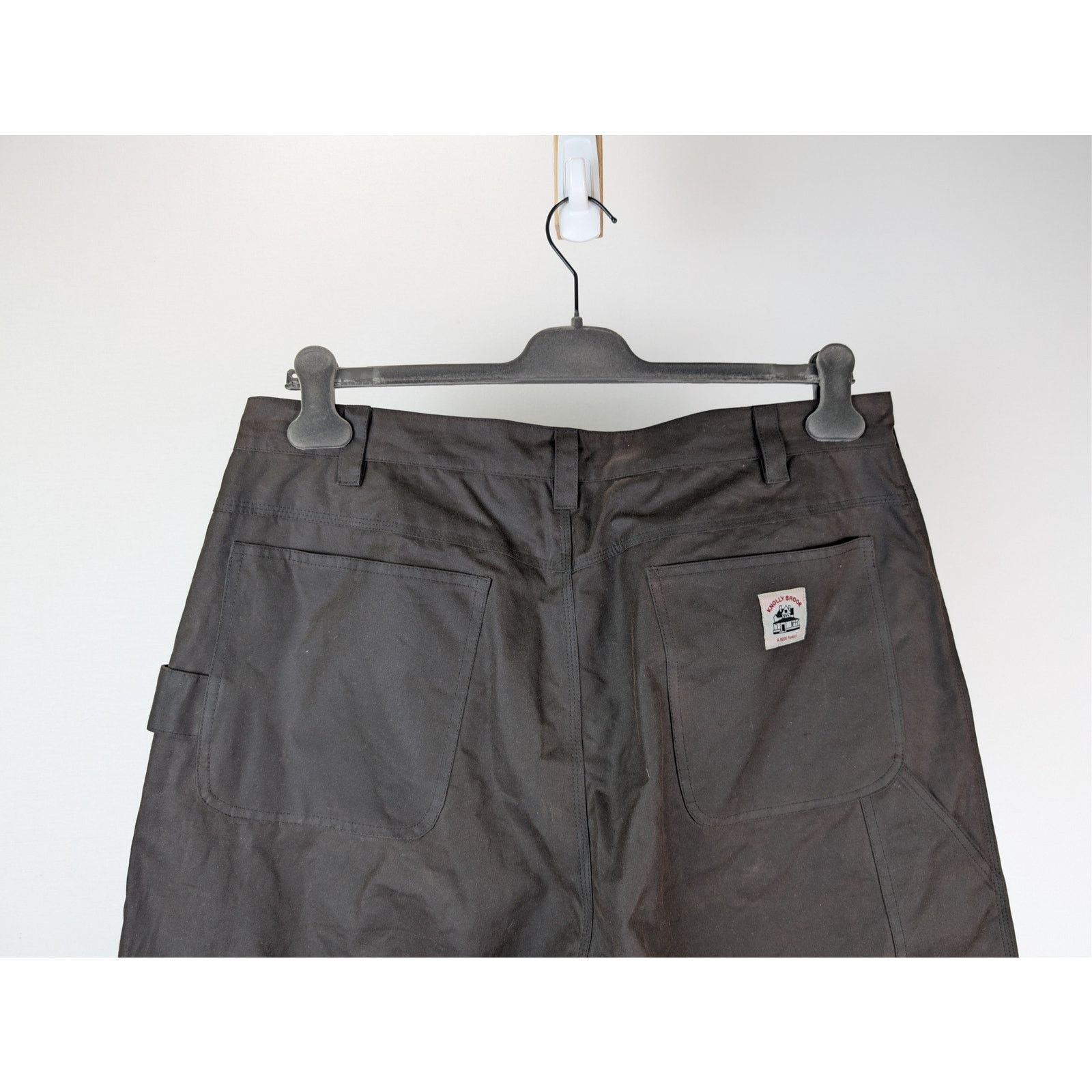 Bode o1rshd1 Waxed Cotton Knolly Brook Trousers in Brown Size US 38 / EU 54 - 12 Thumbnail